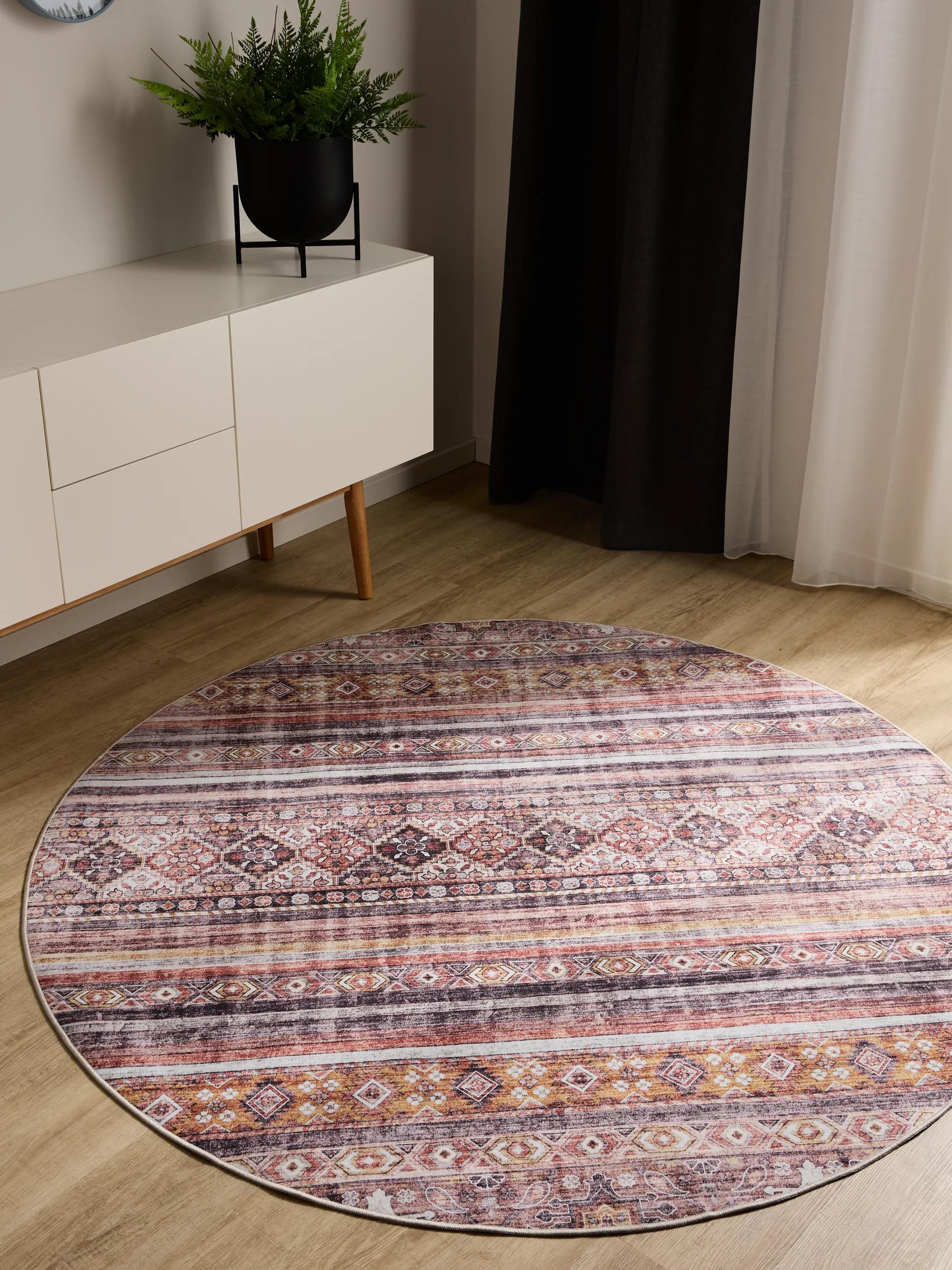 Washable Rug George Multicolour/Pink