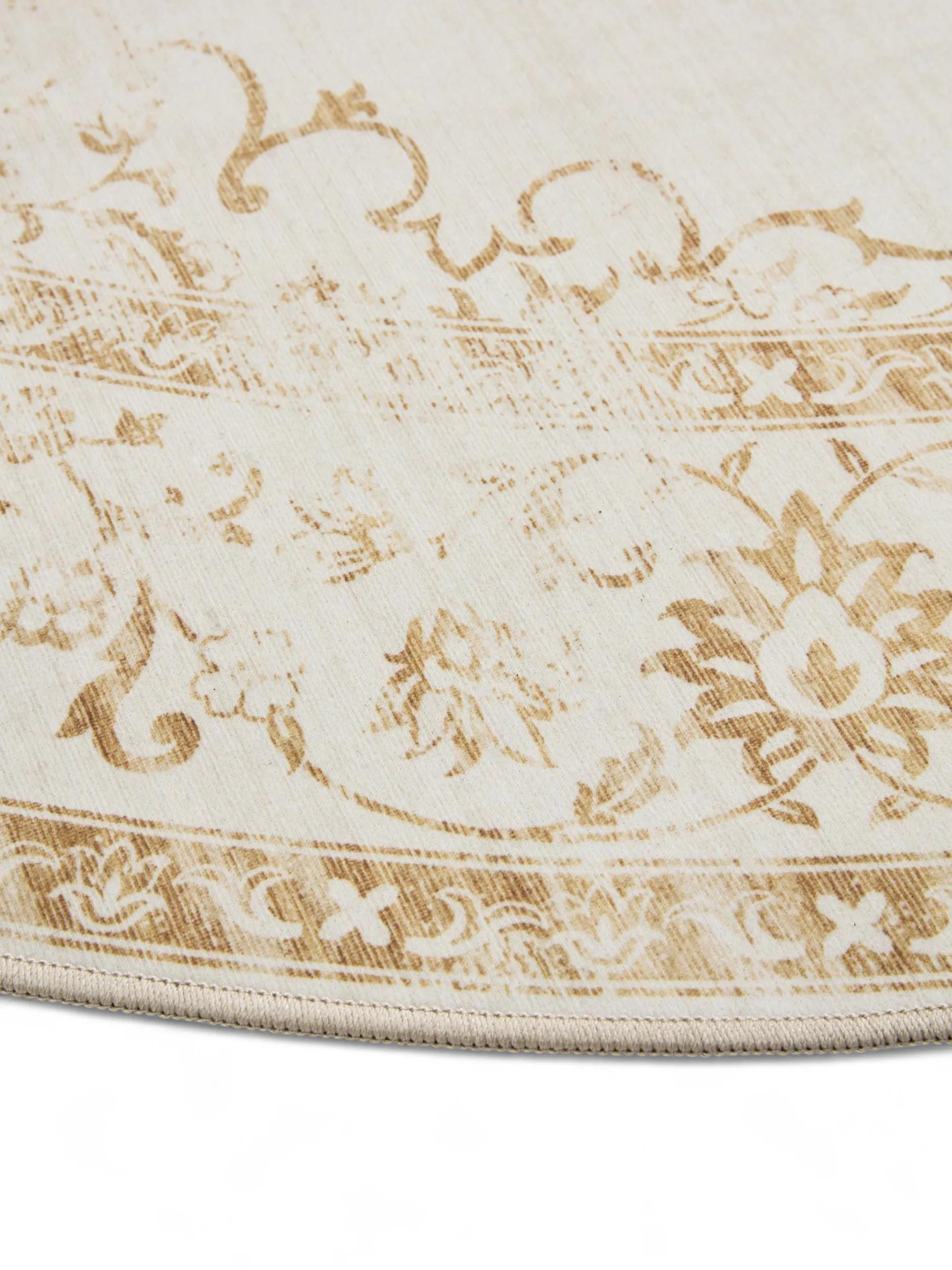 Washable Rug George Cream/Yellow