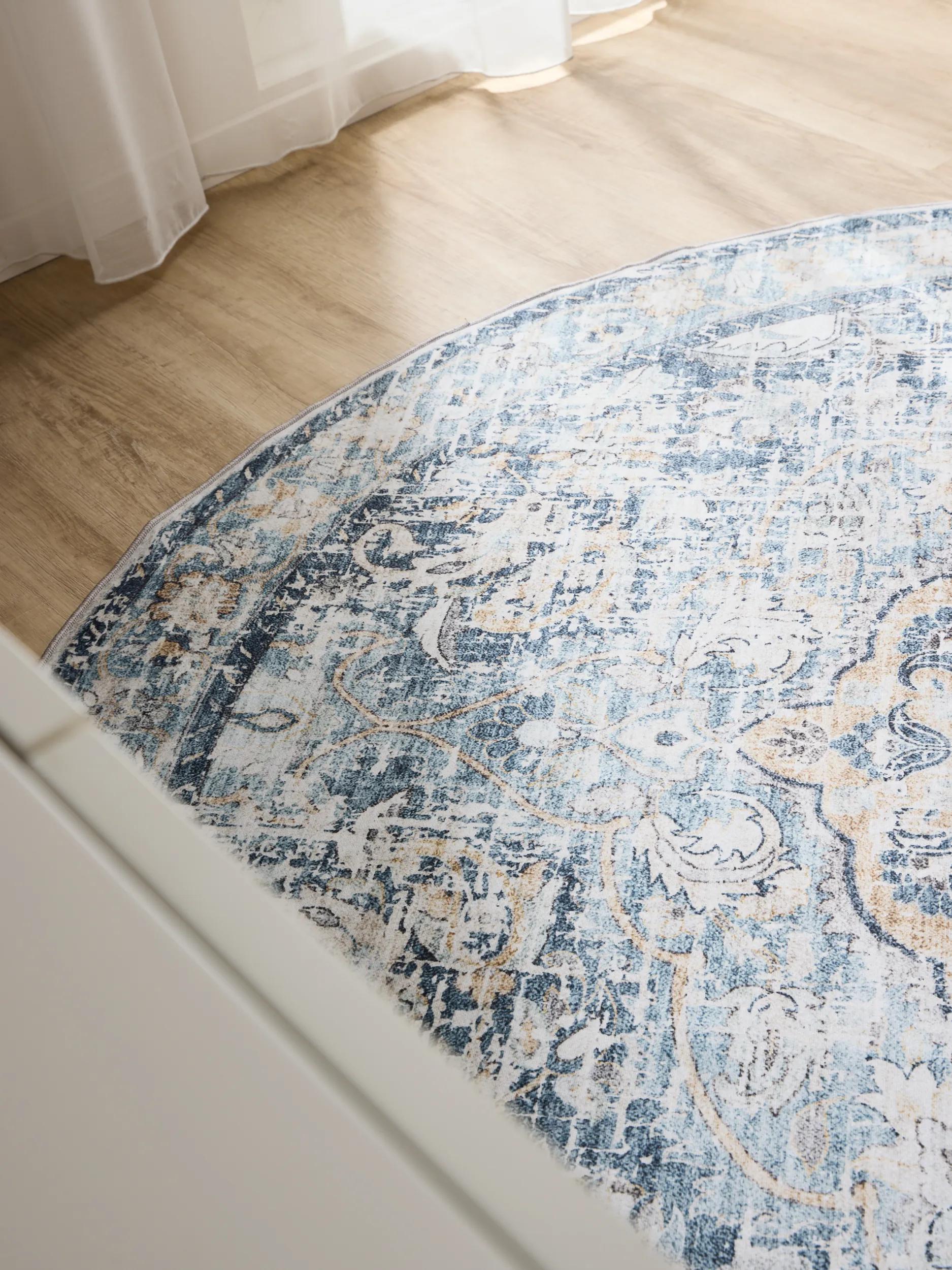 Washable Rug George Blue