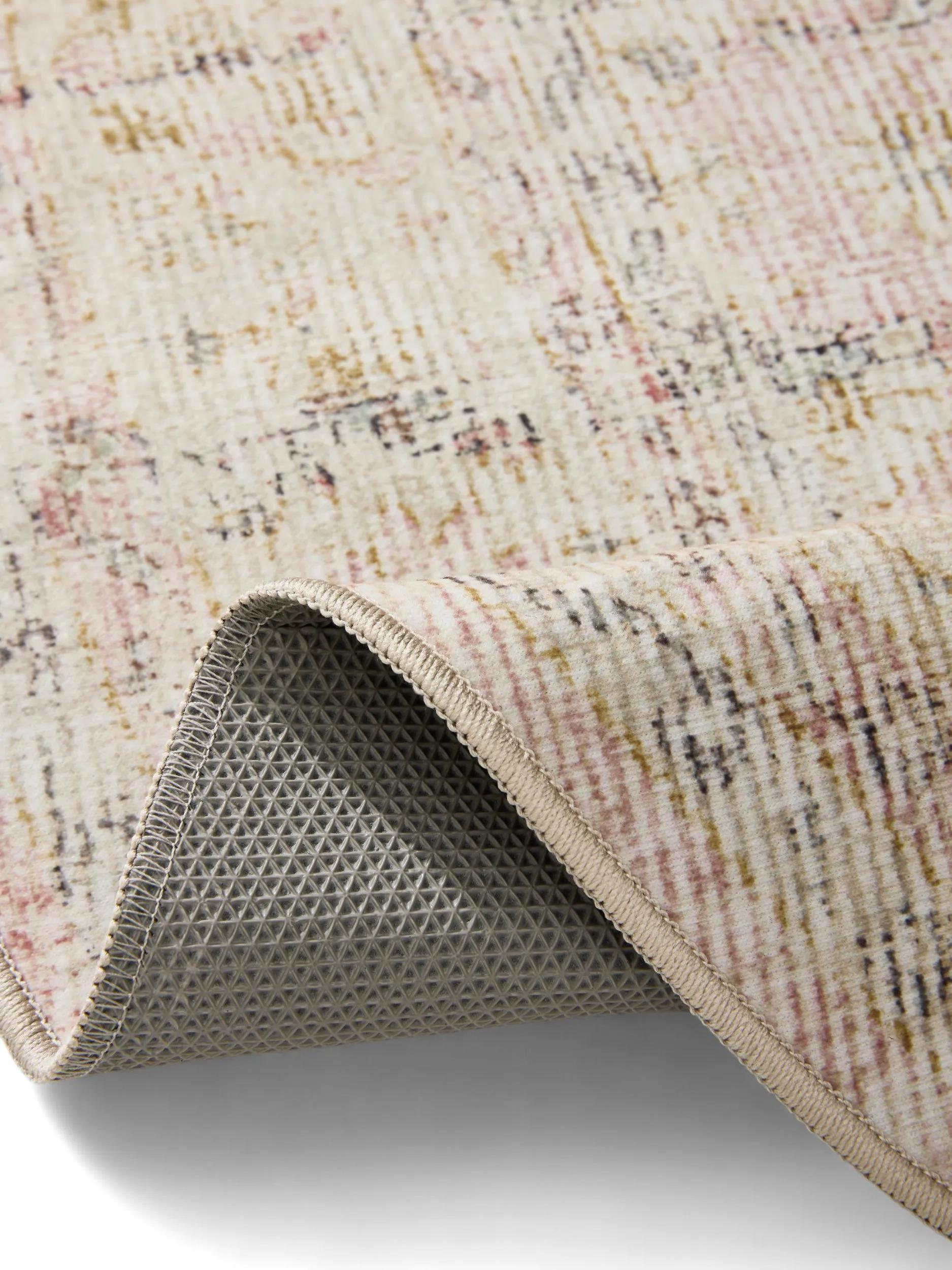 Washable Rug George Beige/Rose