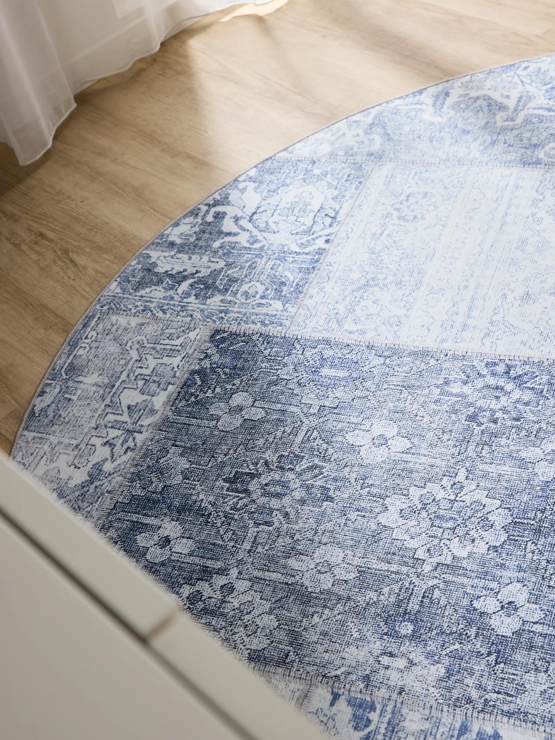 Washable Rug George Blue