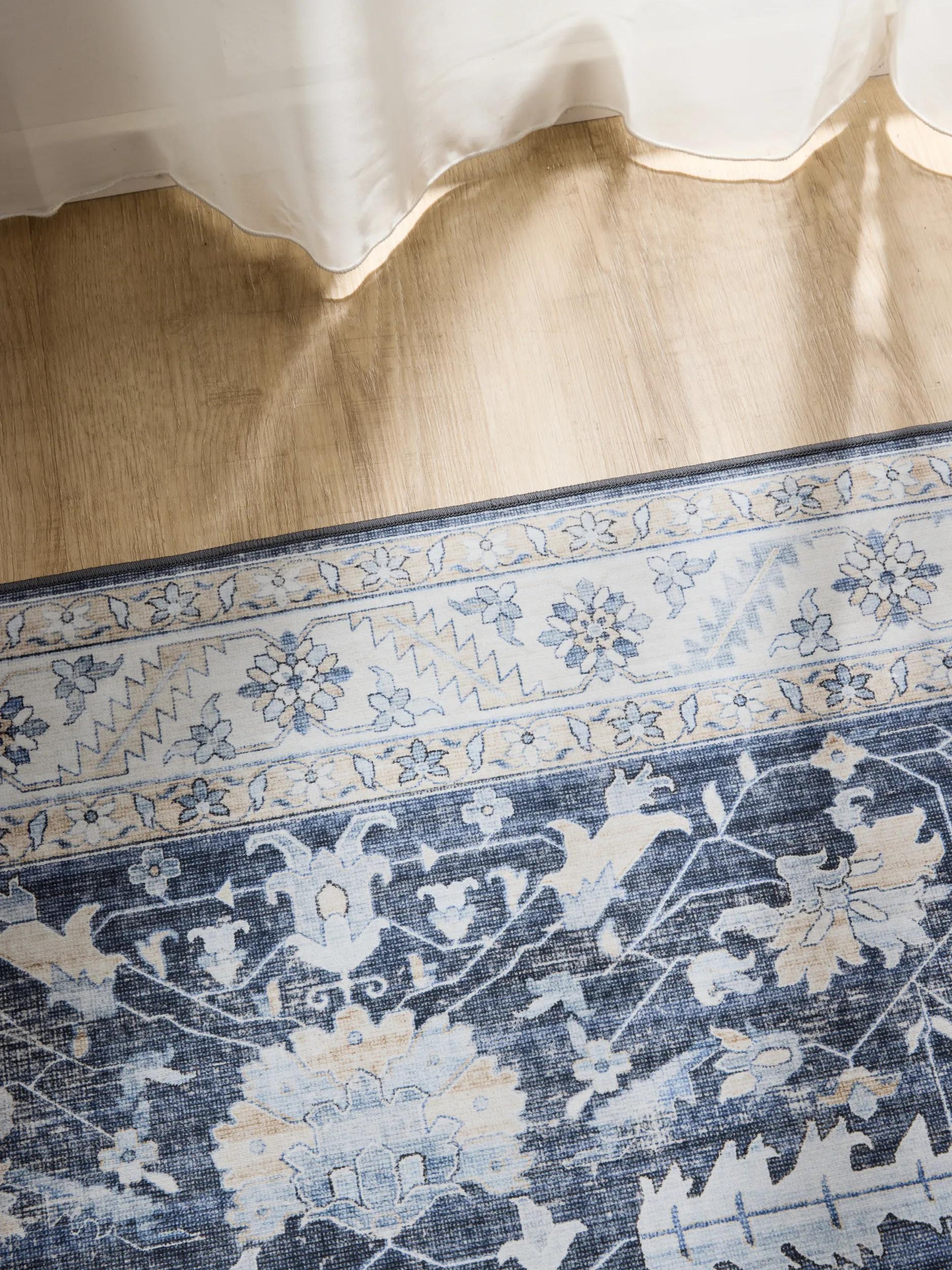 Washable Rug George Blue