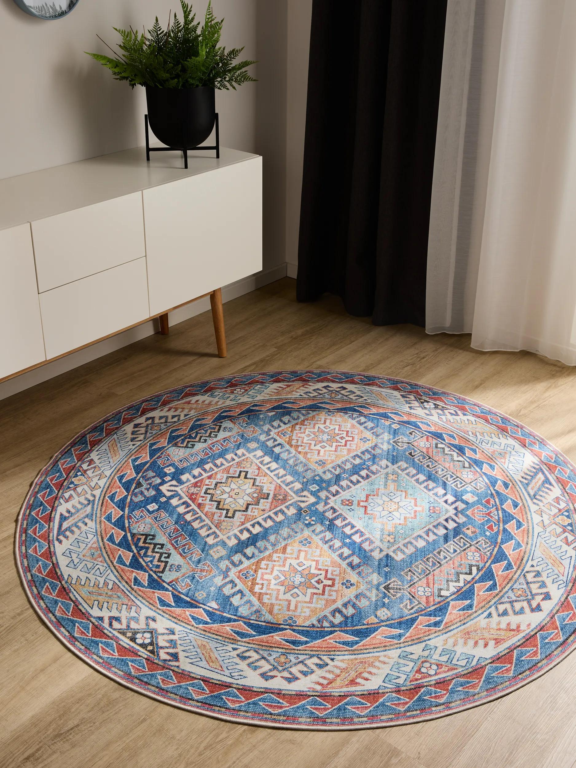 Washable Rug George Blue