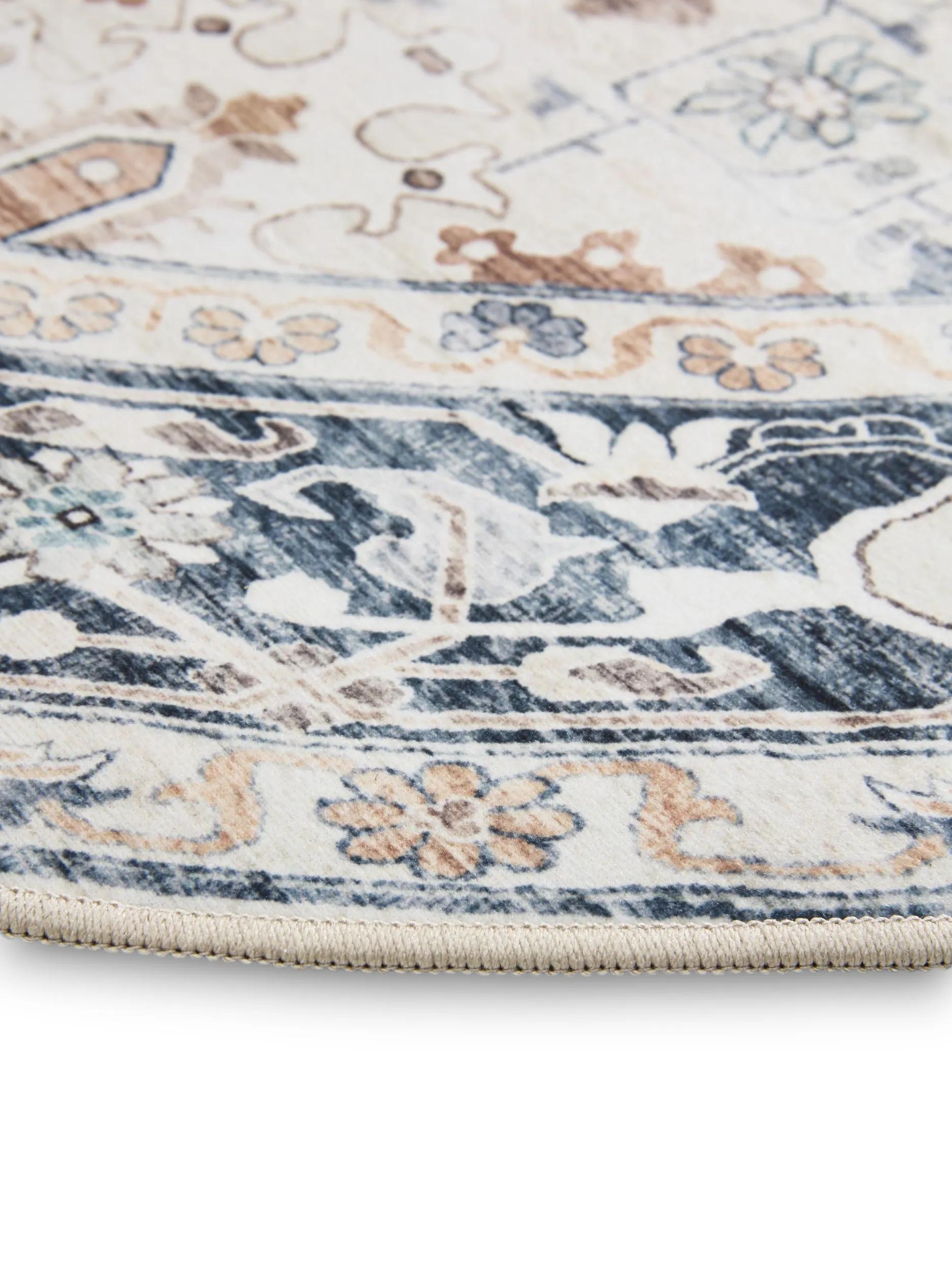 Washable Rug George Cream/Grey