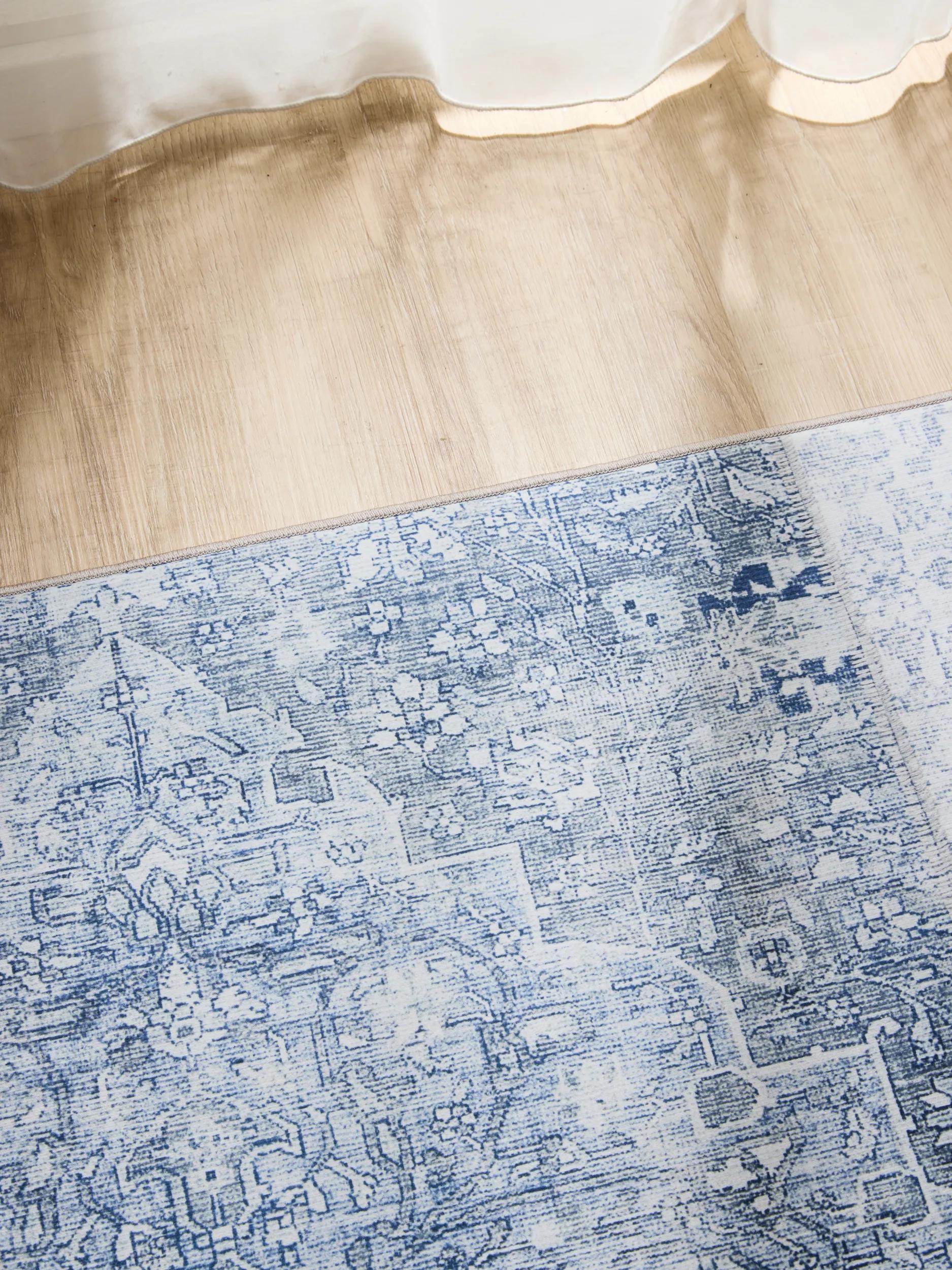 Washable Rug George Blue