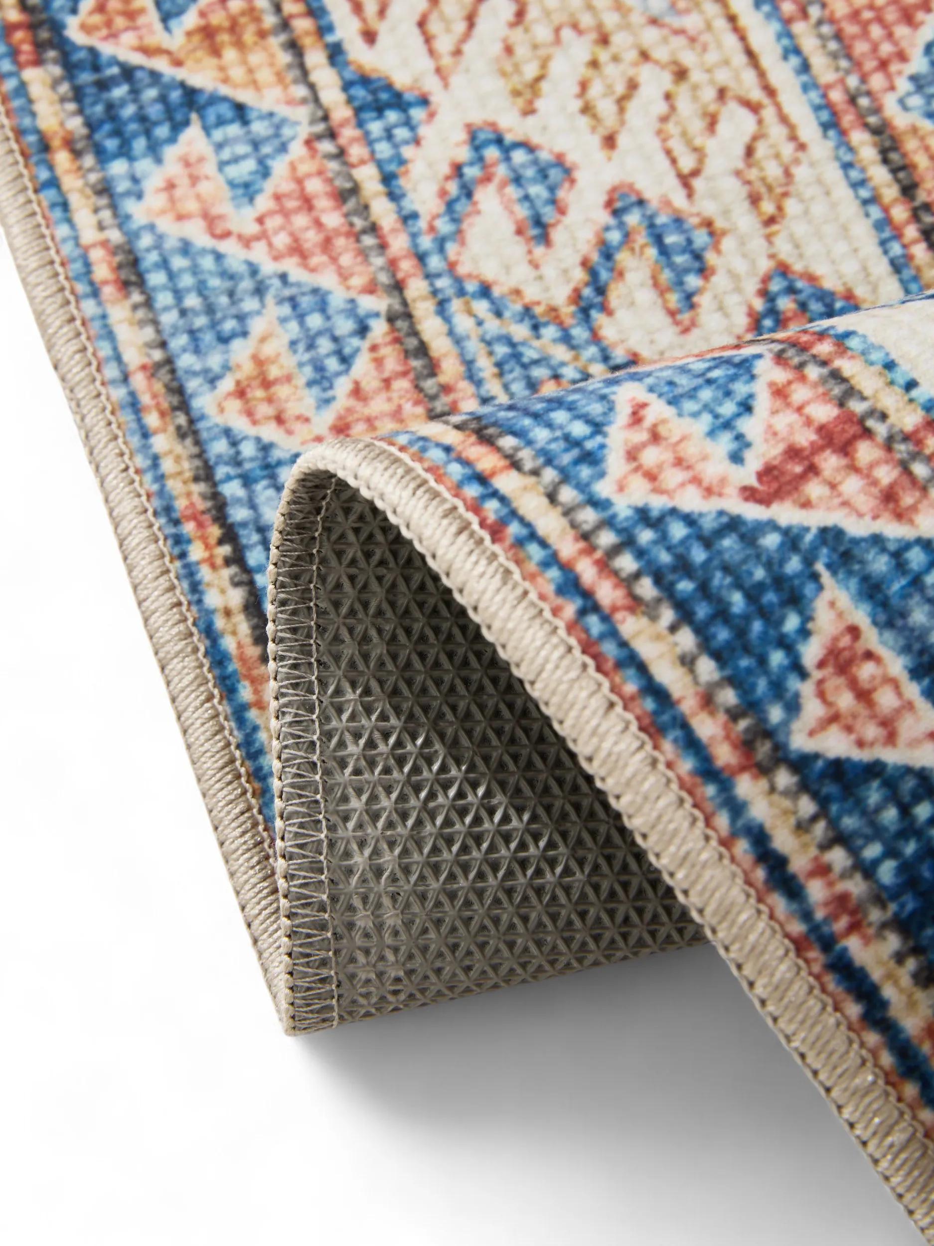 Washable Rug George Blue