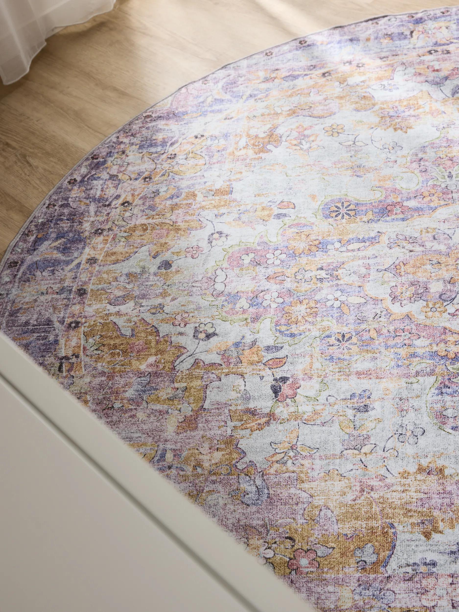 Washable Rug George Multicolour/Purple