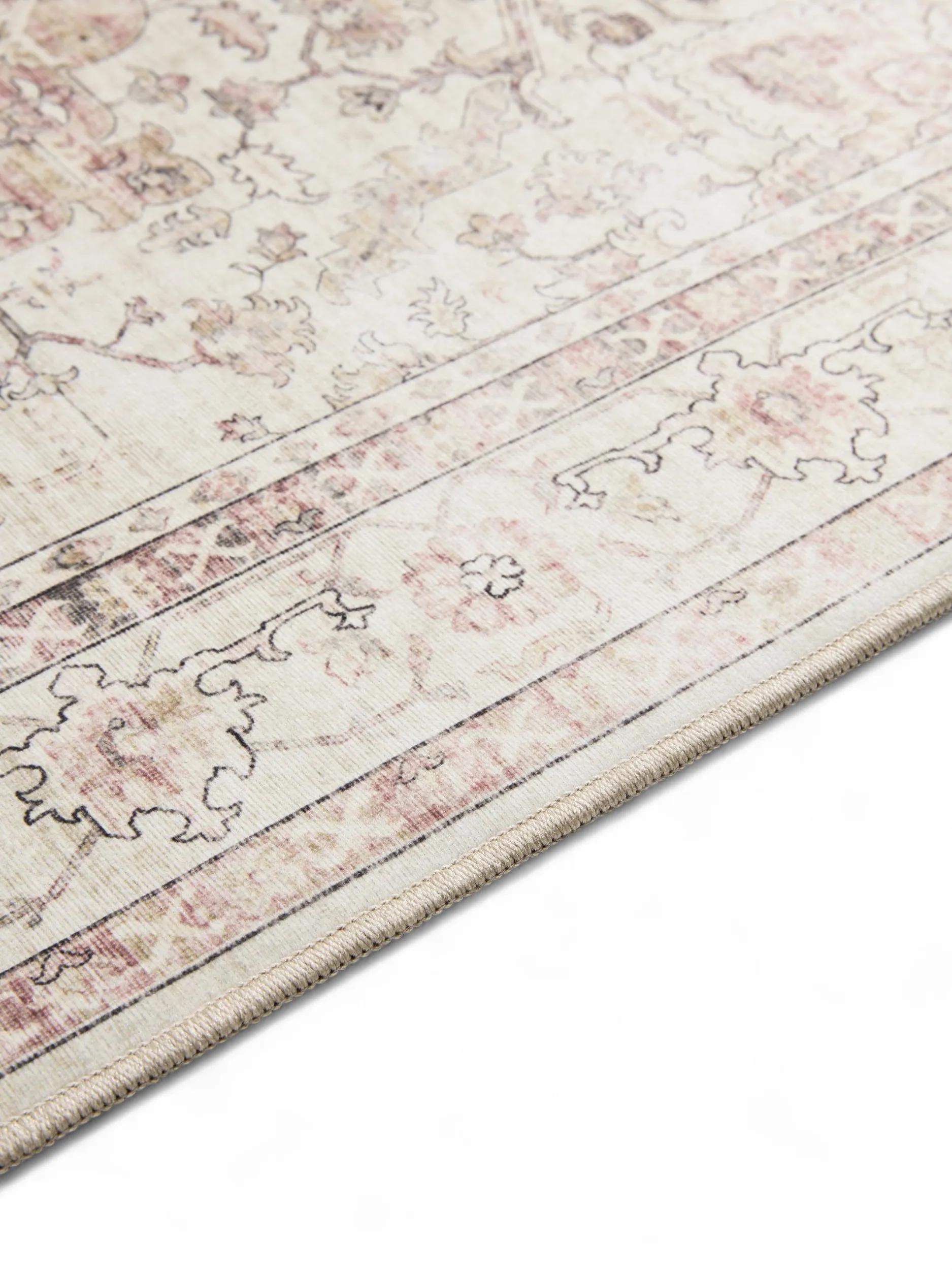 Washable Rug George Rose/Beige