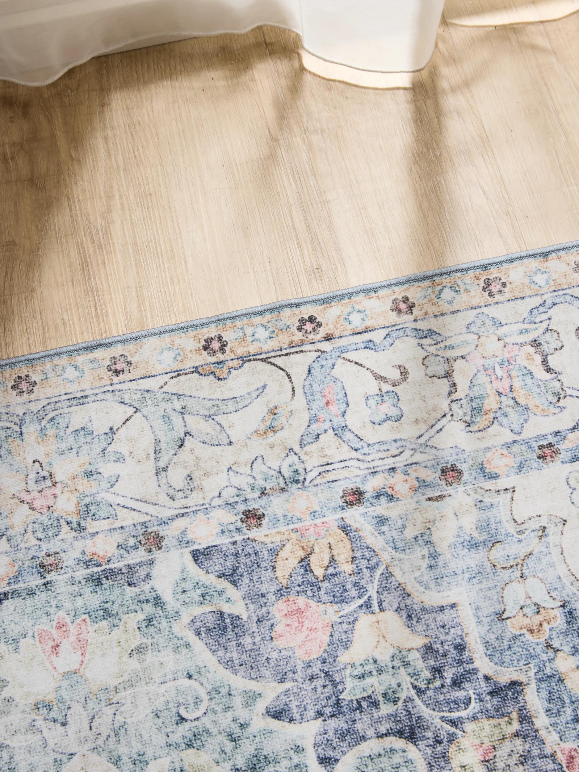 Washable Rug George Blue