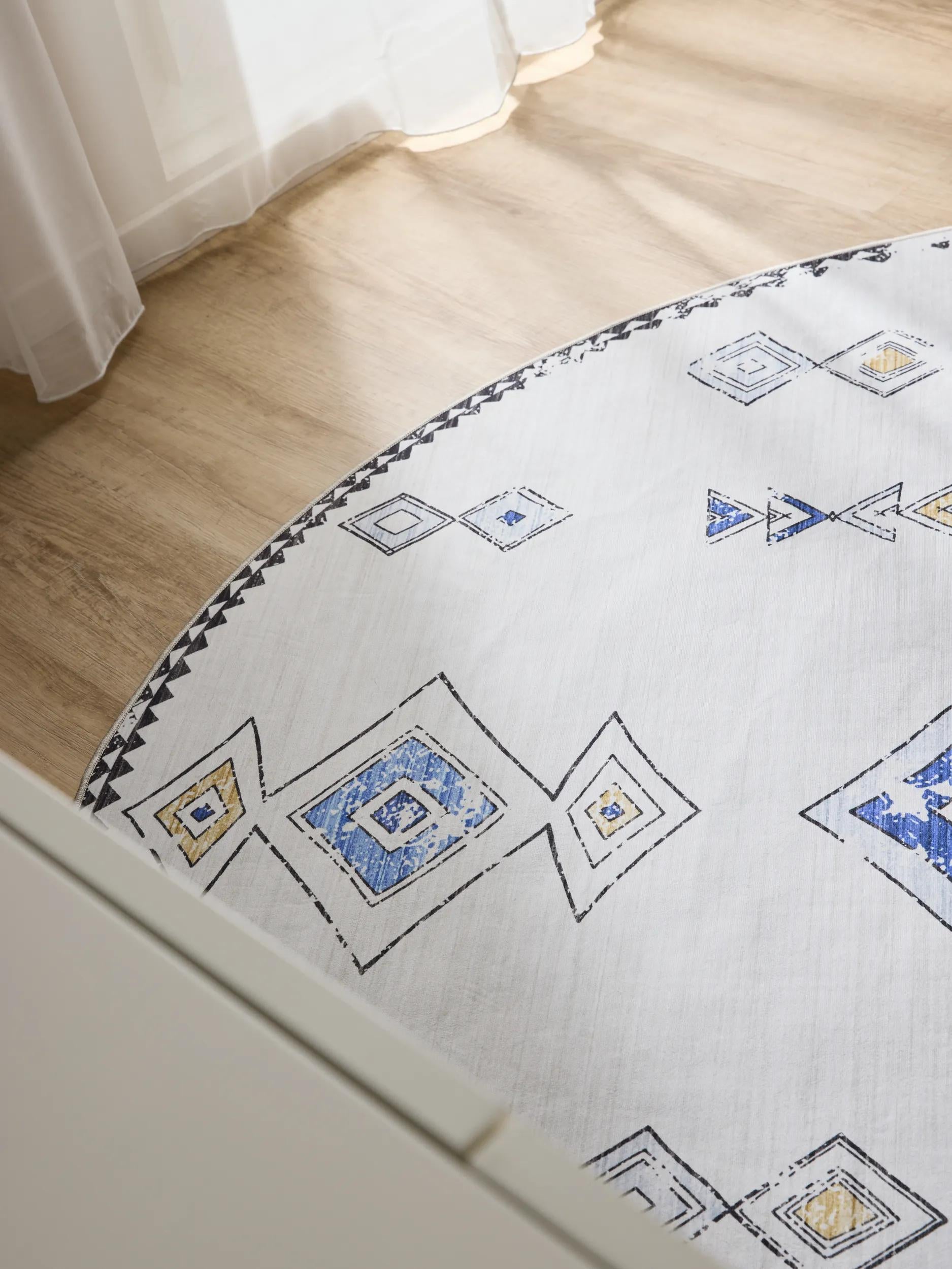 Washable Rug George Beige/Multicolour