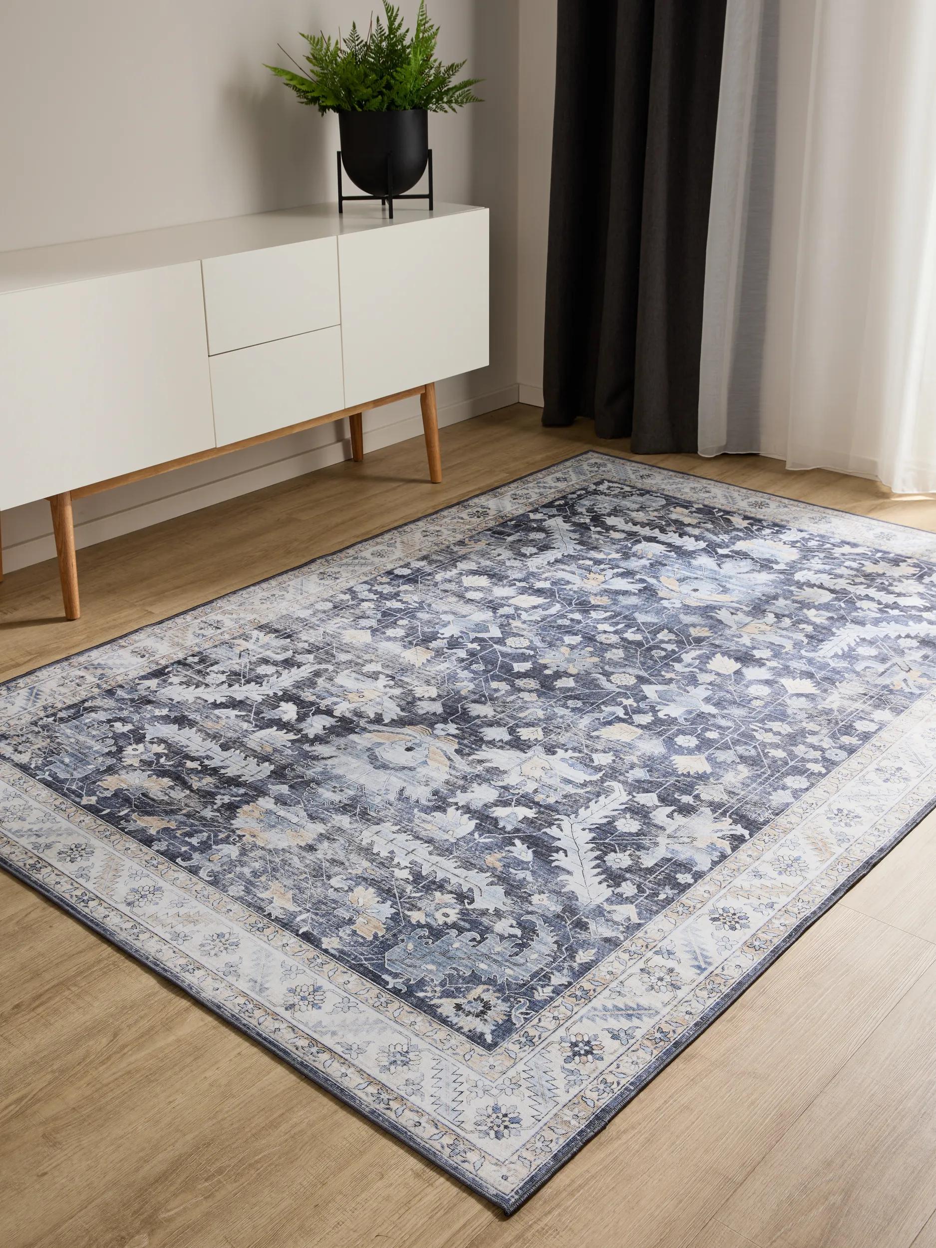 Washable Rug George Blue