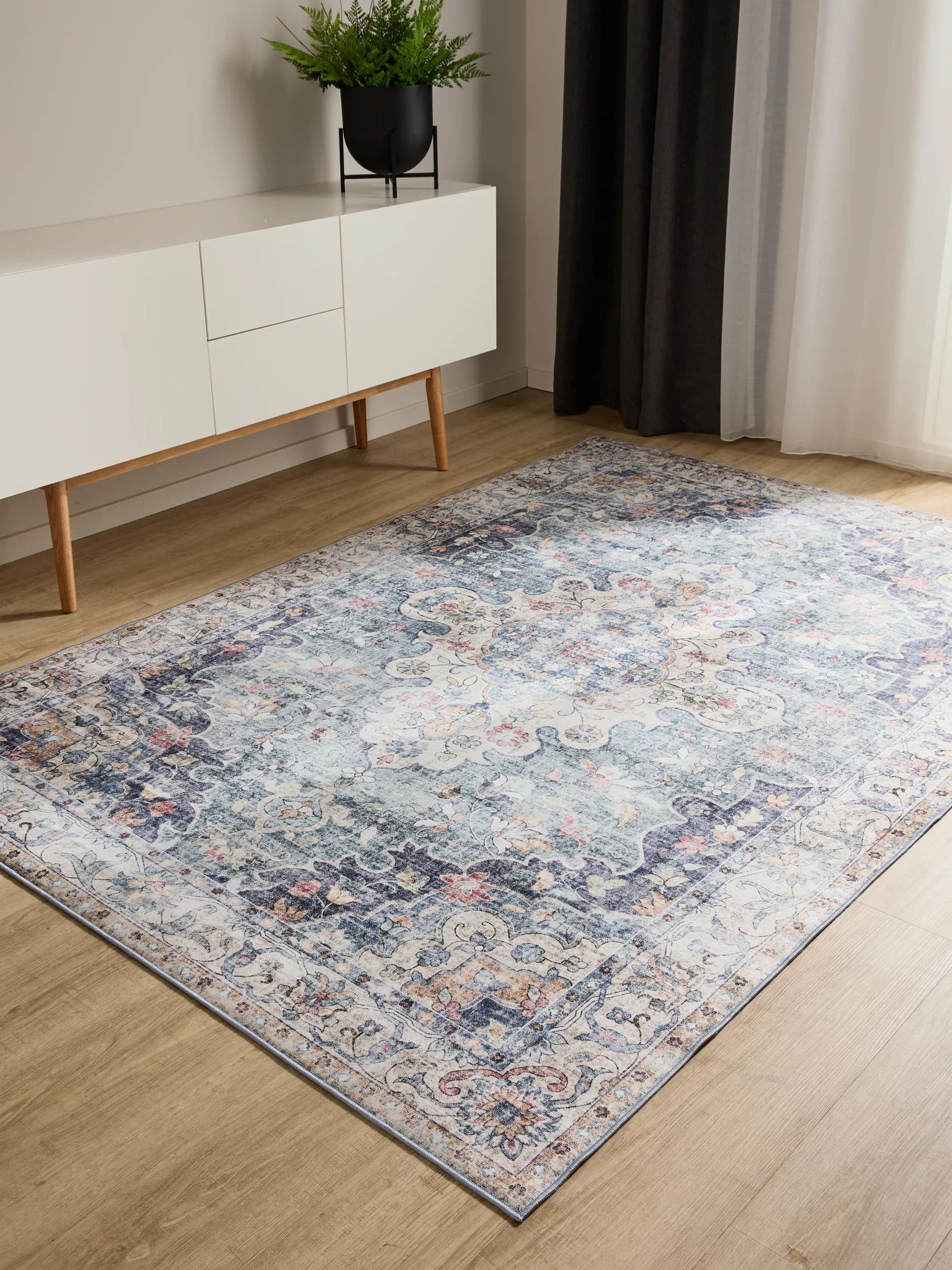 Washable Rug George Blue