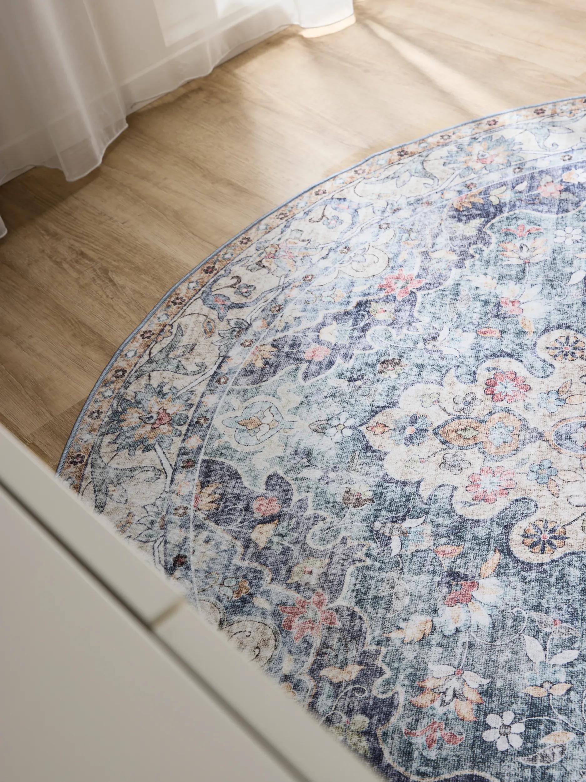 Washable Rug George Blue