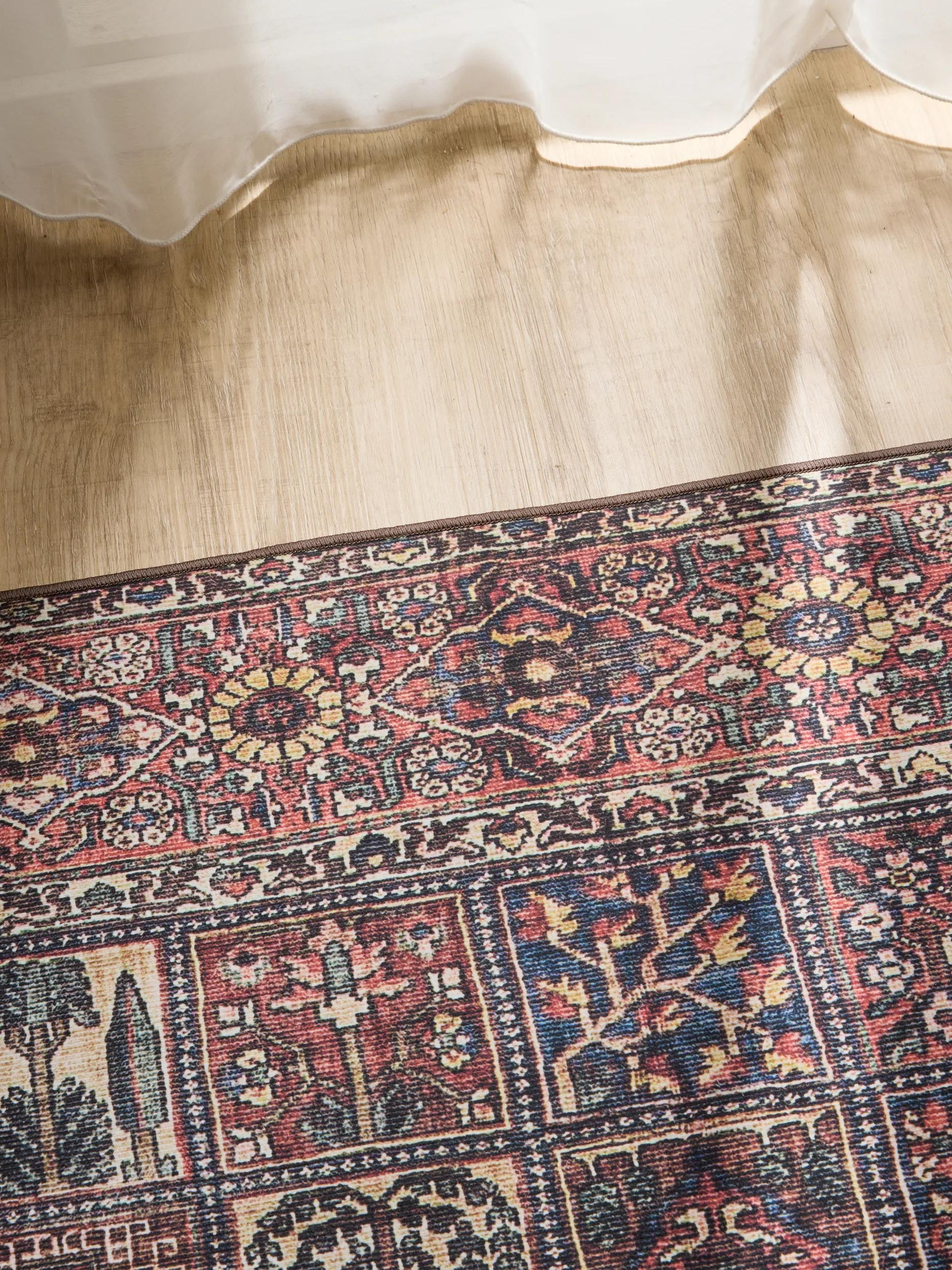 Washable Rug George Multicolour/Red