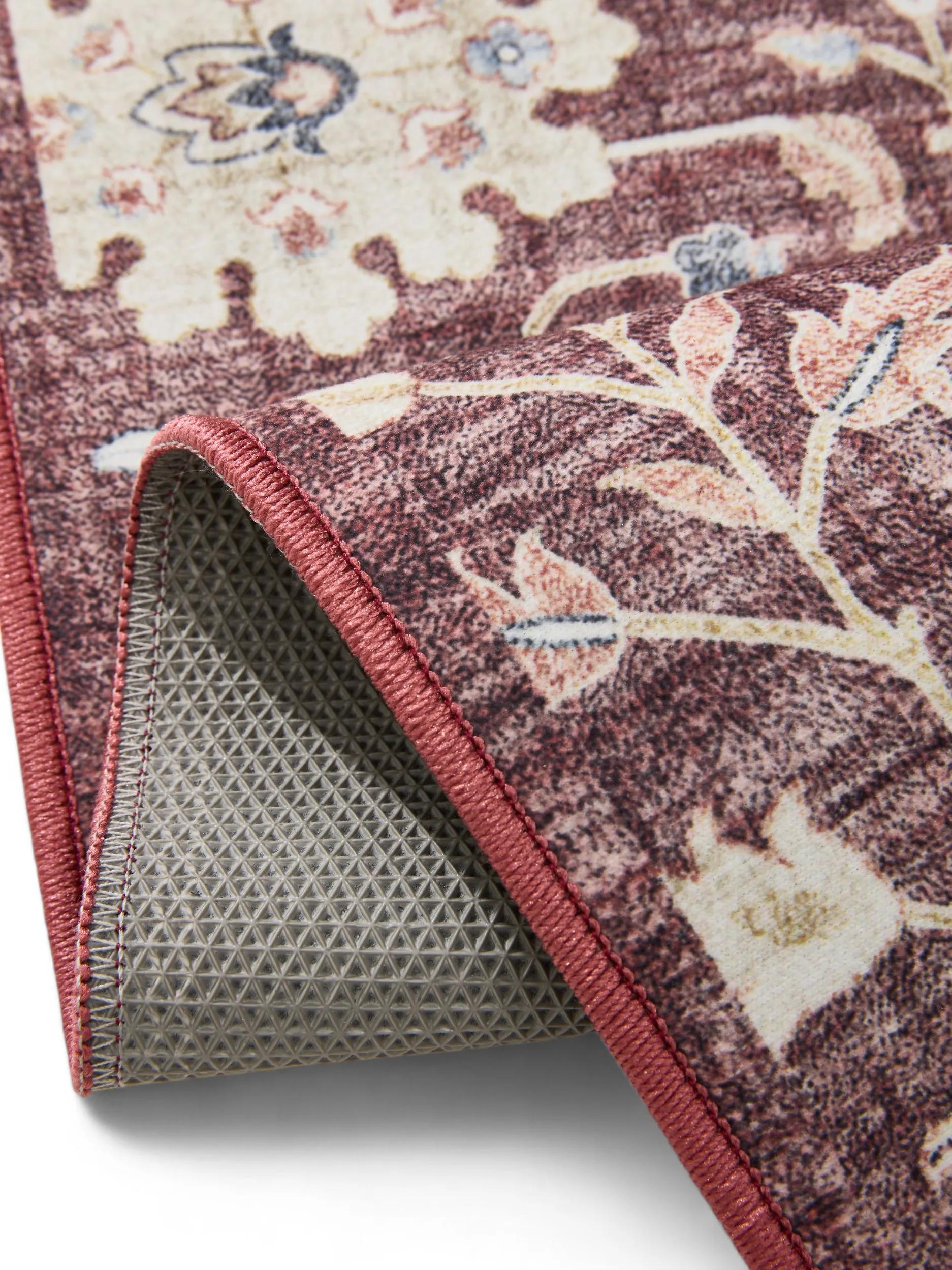 Washable Rug George Bordeaux