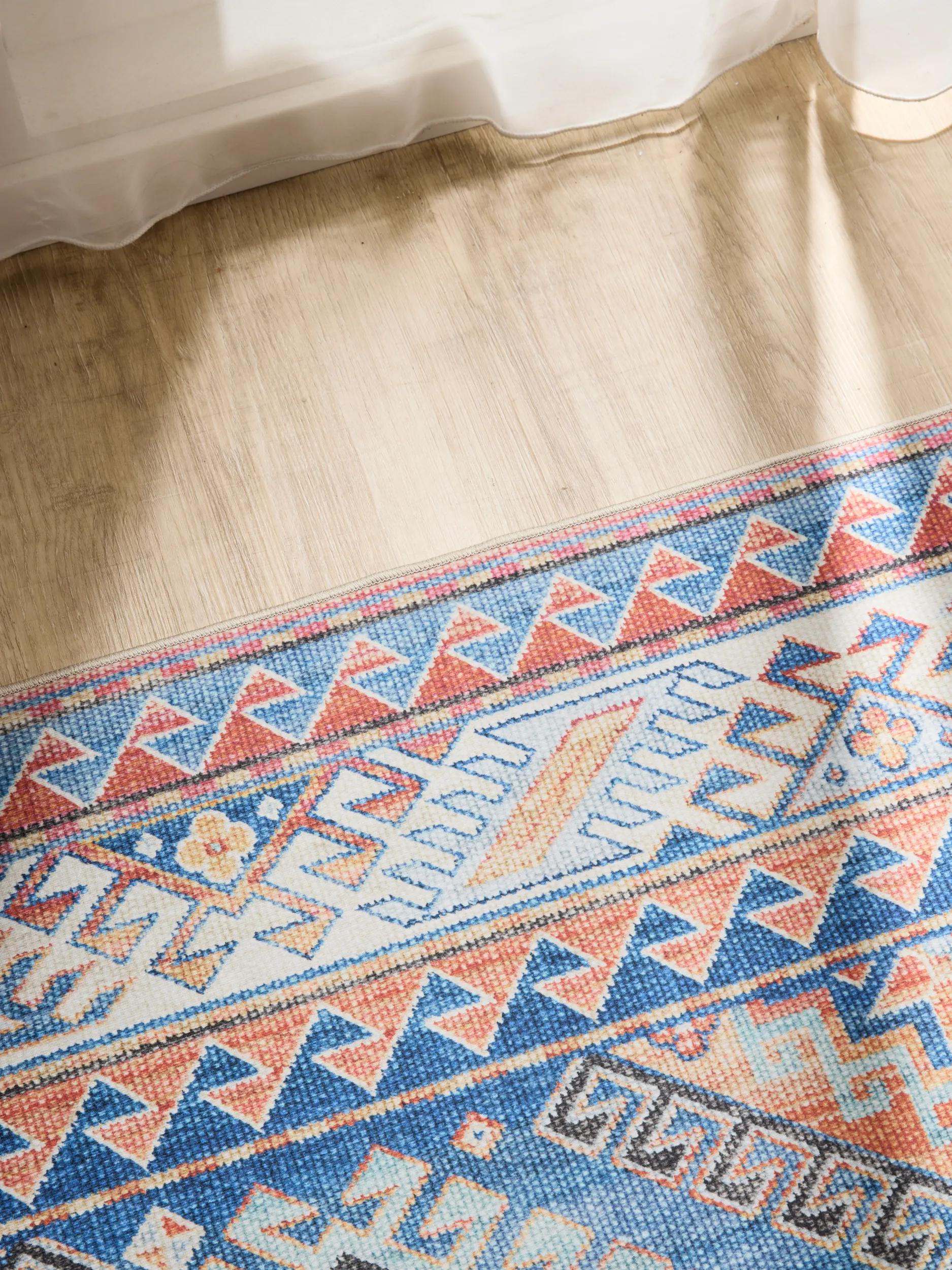 Washable Rug George Blue