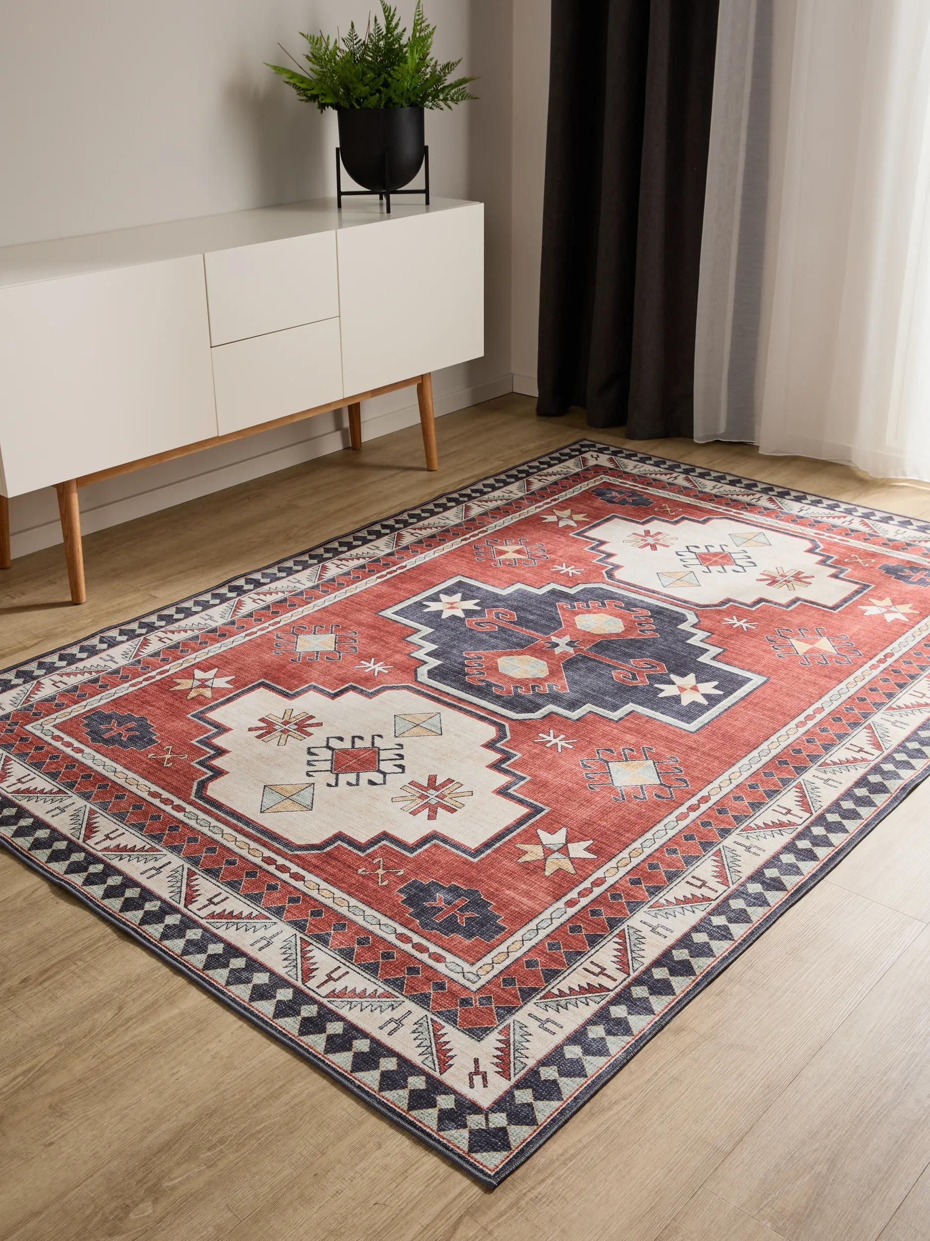 Washable Rug George Multicolour/Blue
