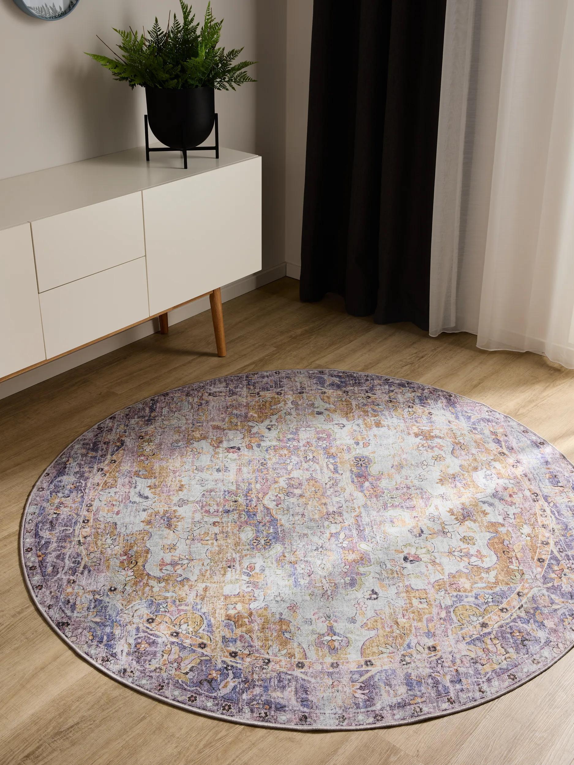 Washable Rug George Multicolour/Purple