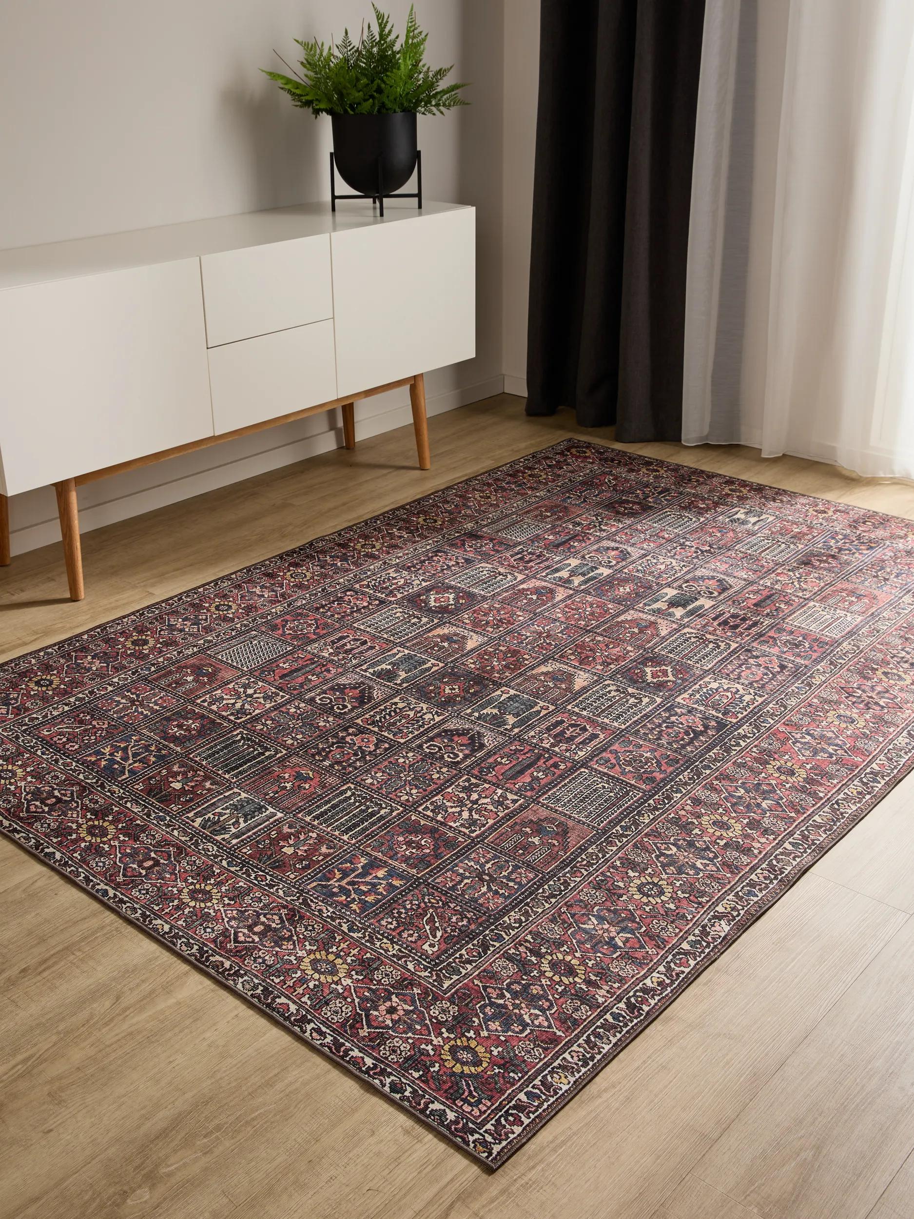 Washable Rug George Multicolour/Red