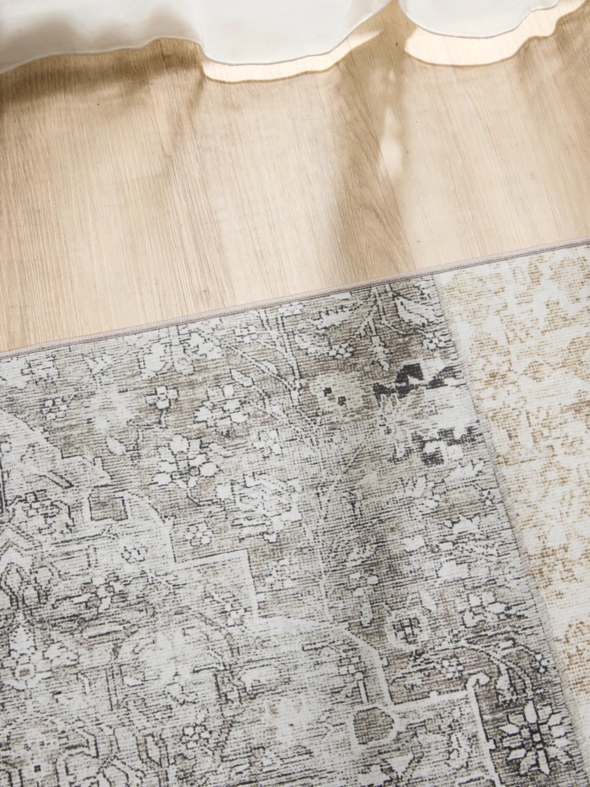 Washable Rug George Grey