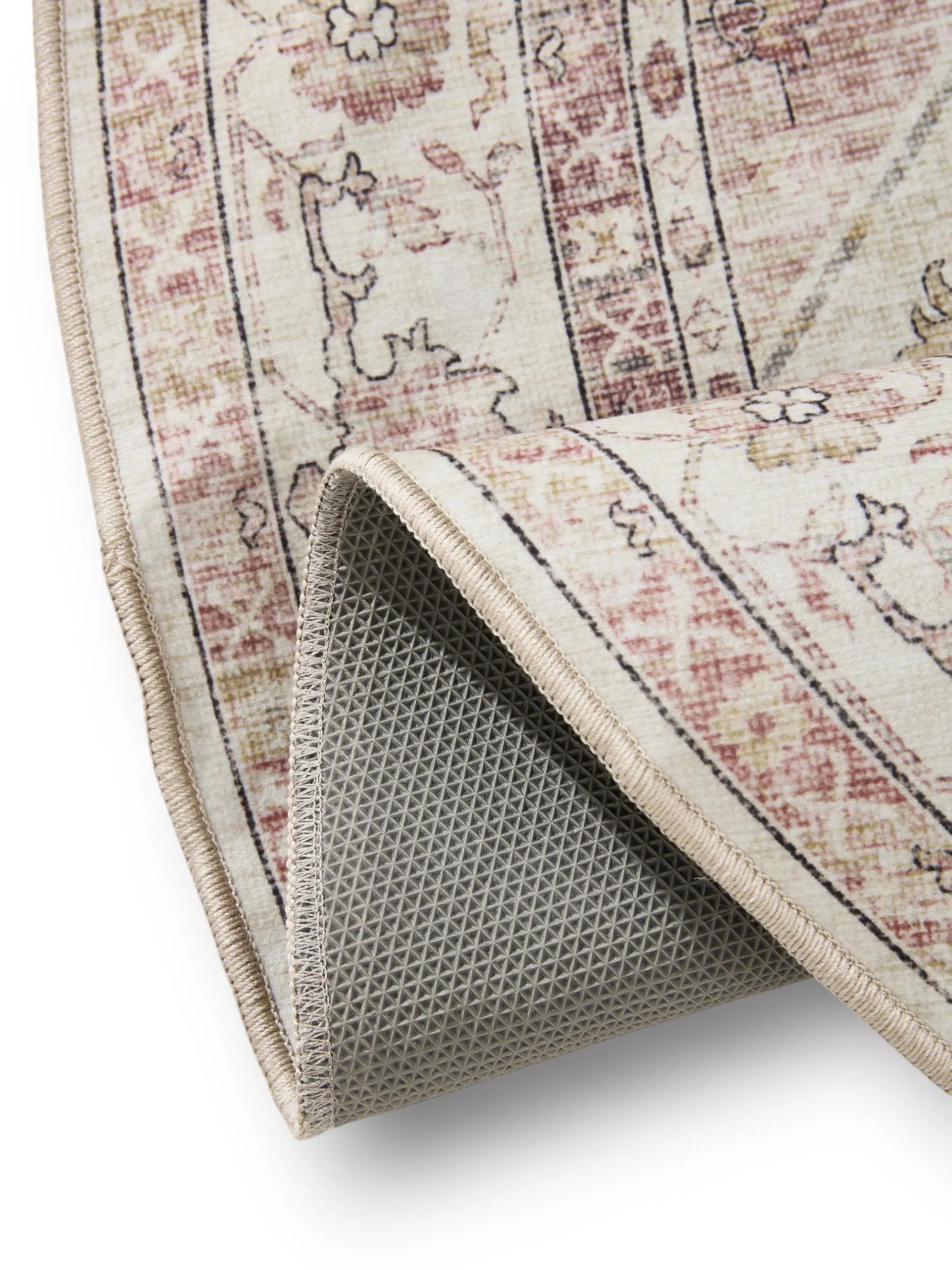 Washable Rug George Rose/Beige