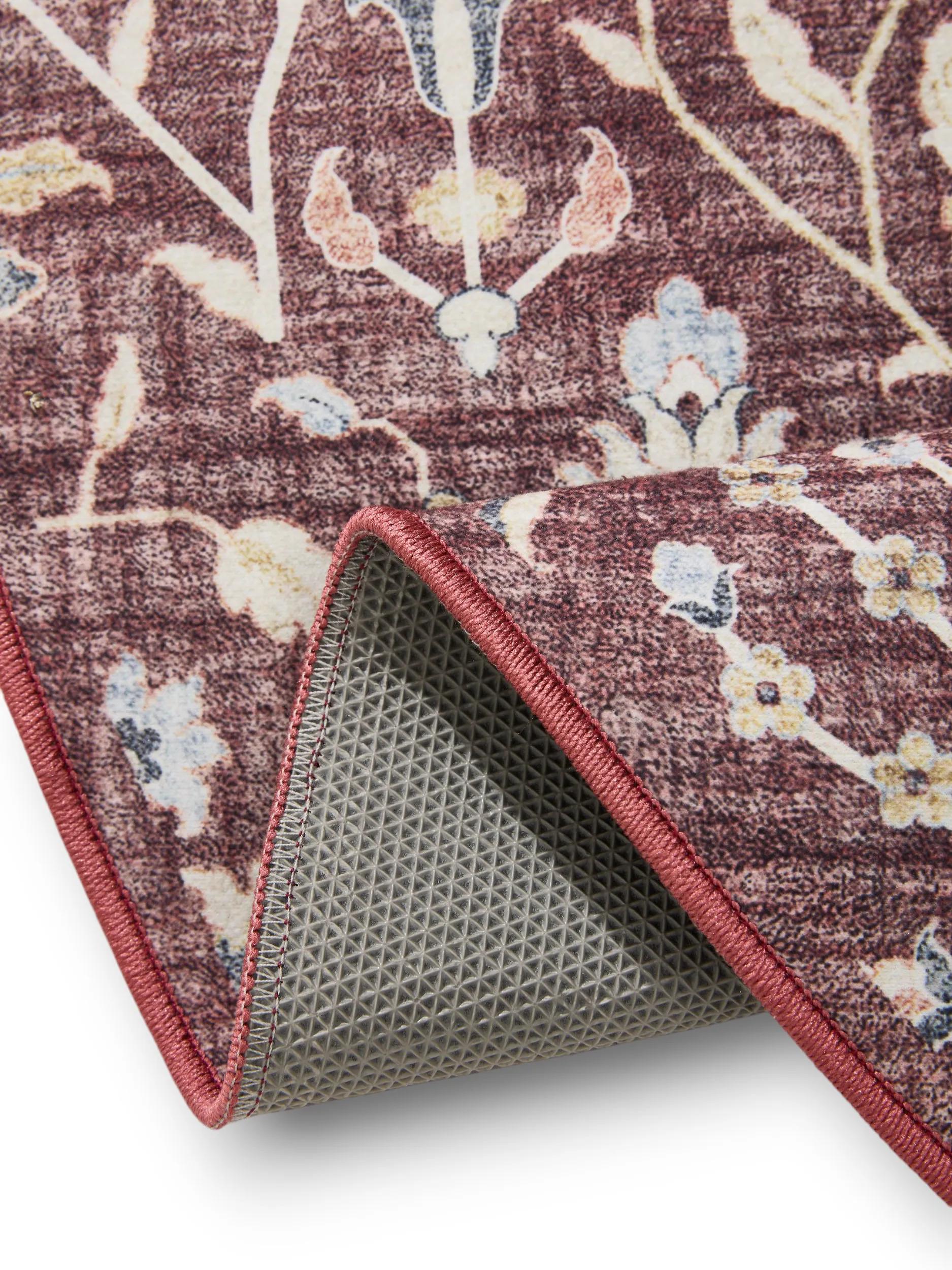 Washable Rug George Bordeaux