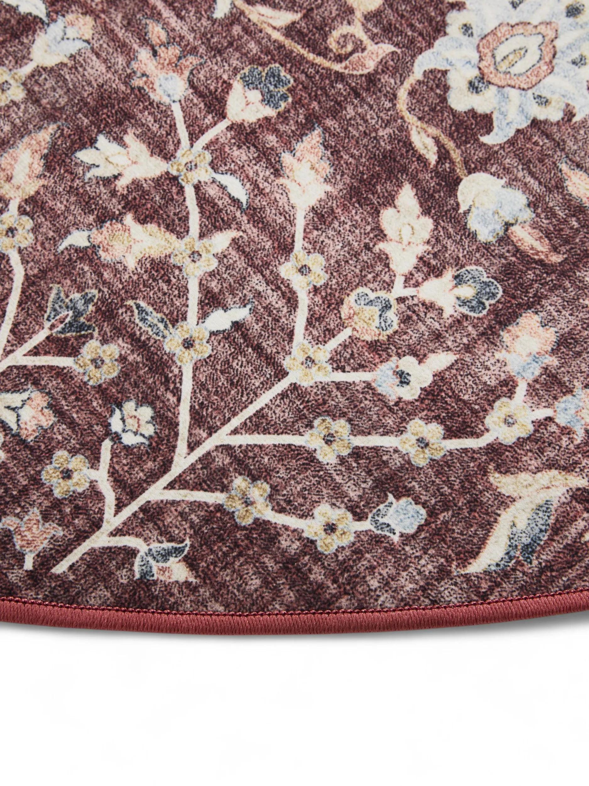 Washable Rug George Bordeaux