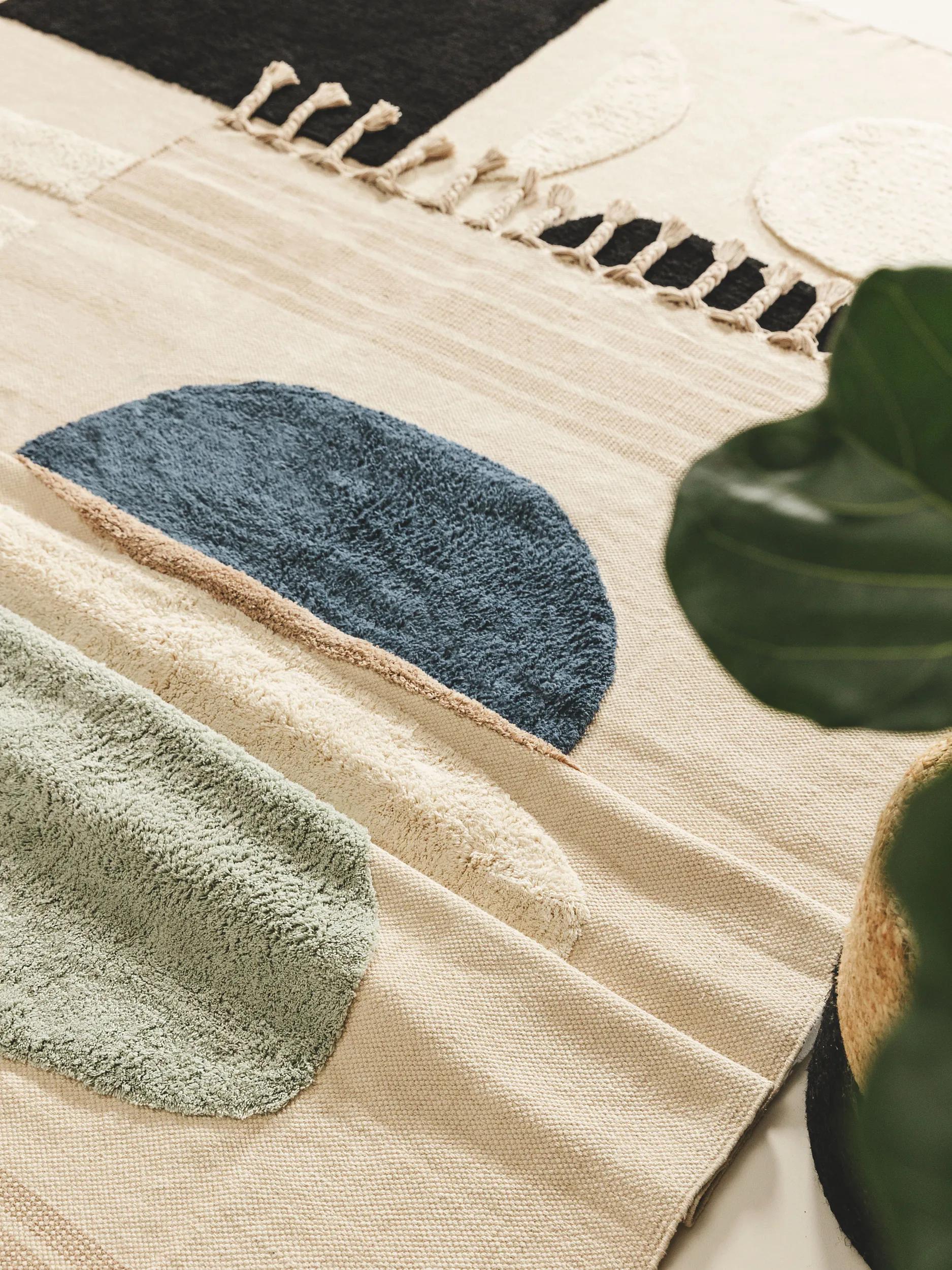 Cotton Rug Gibson Blue