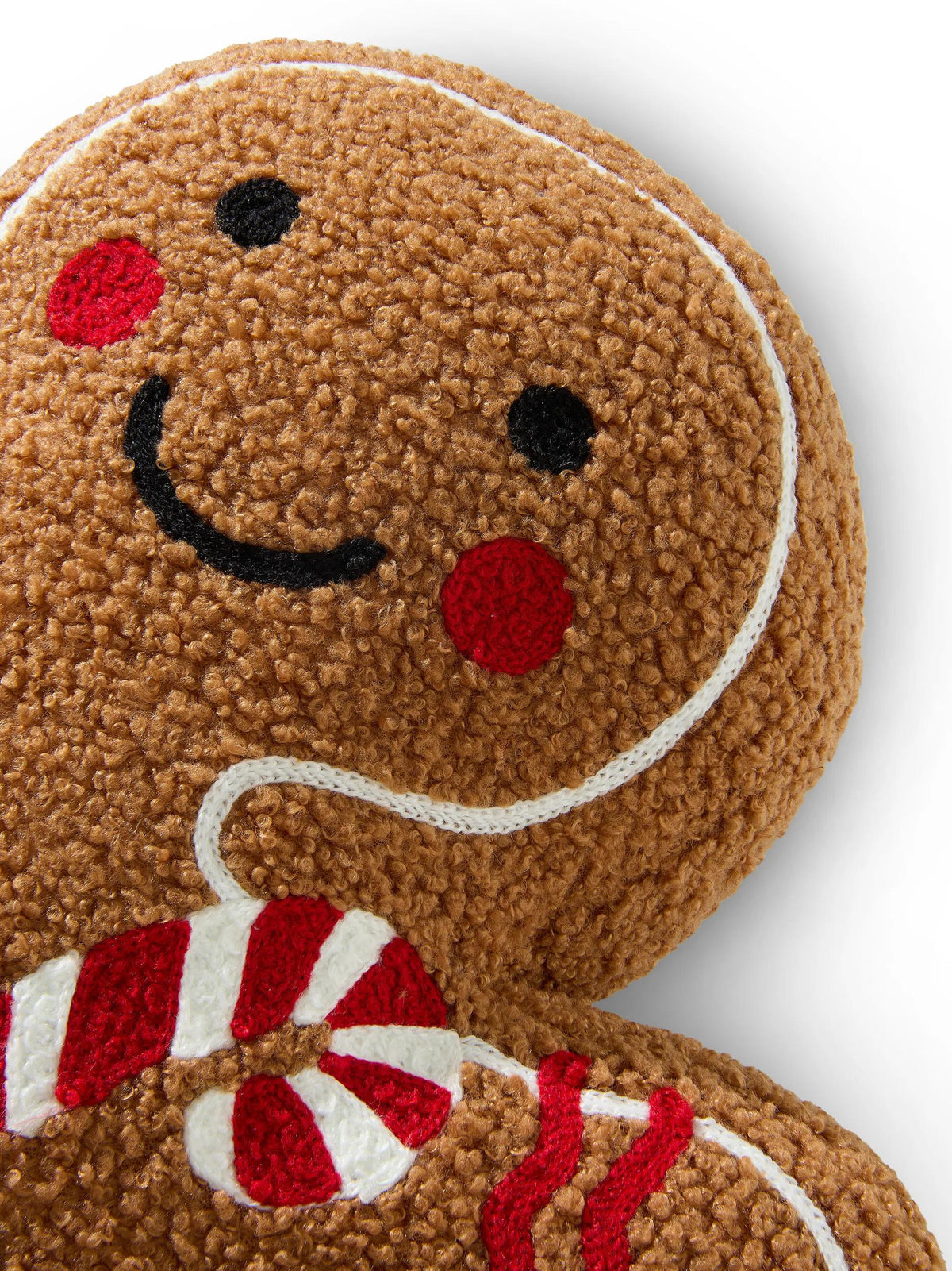 Christmas Cushion Gingerbread Man Brown