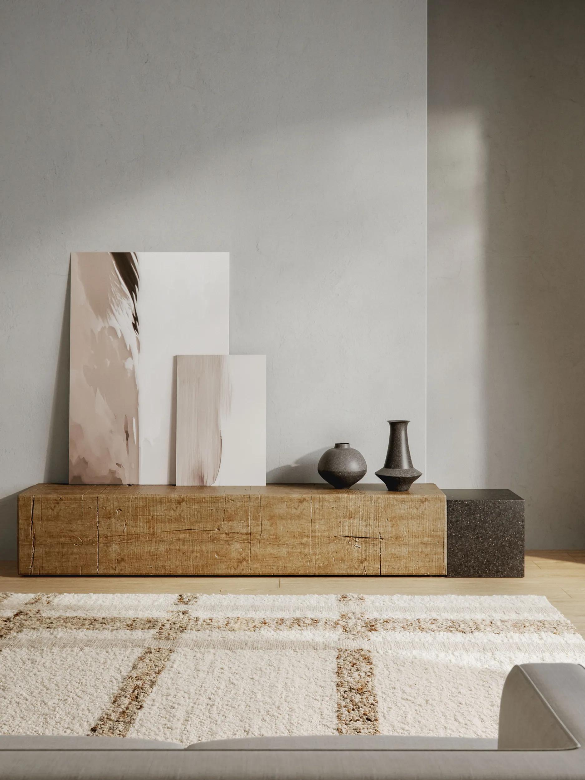 Wool rug Giorgio Cream/Beige