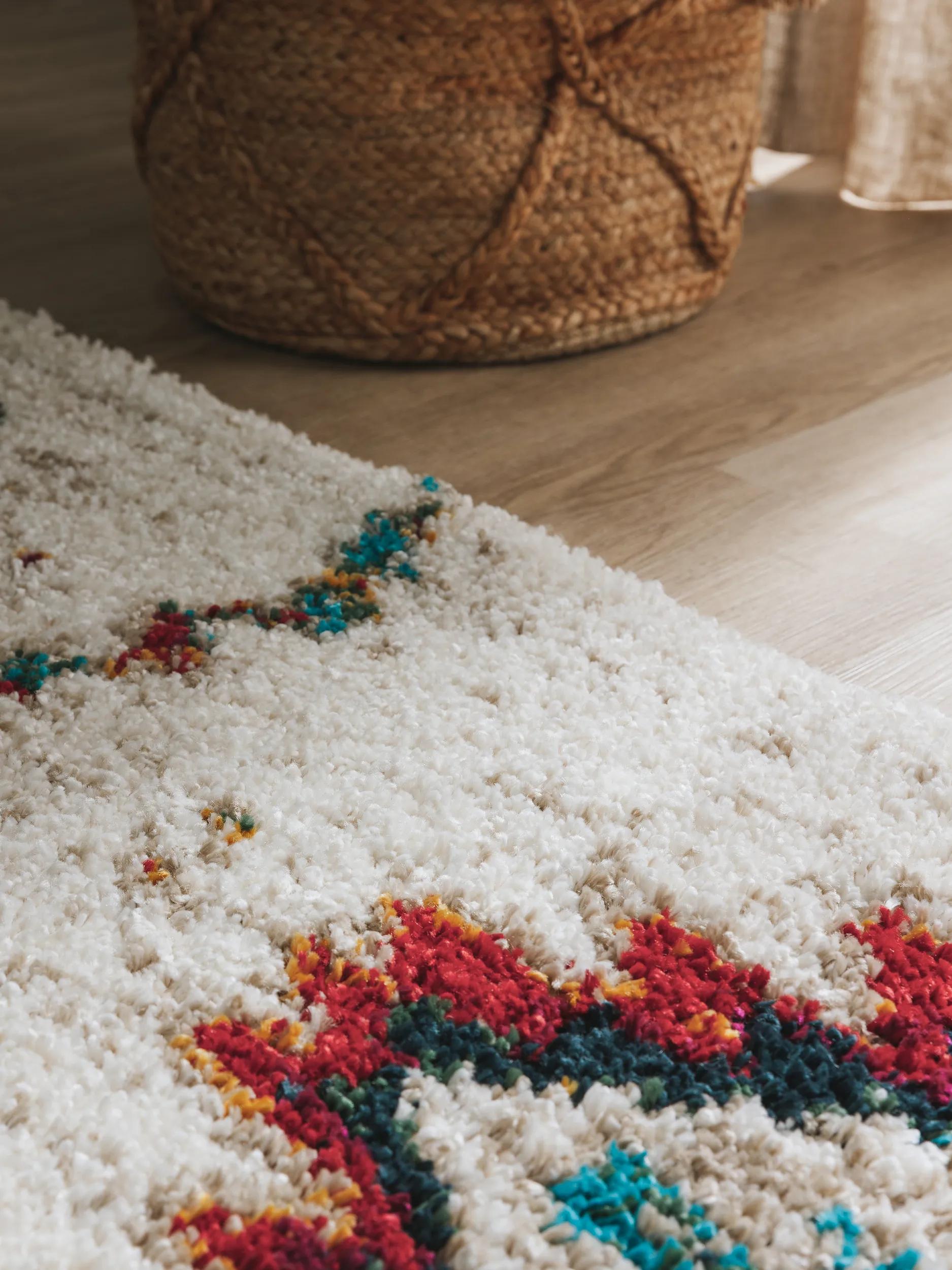 Shaggy rug Gobi Beige