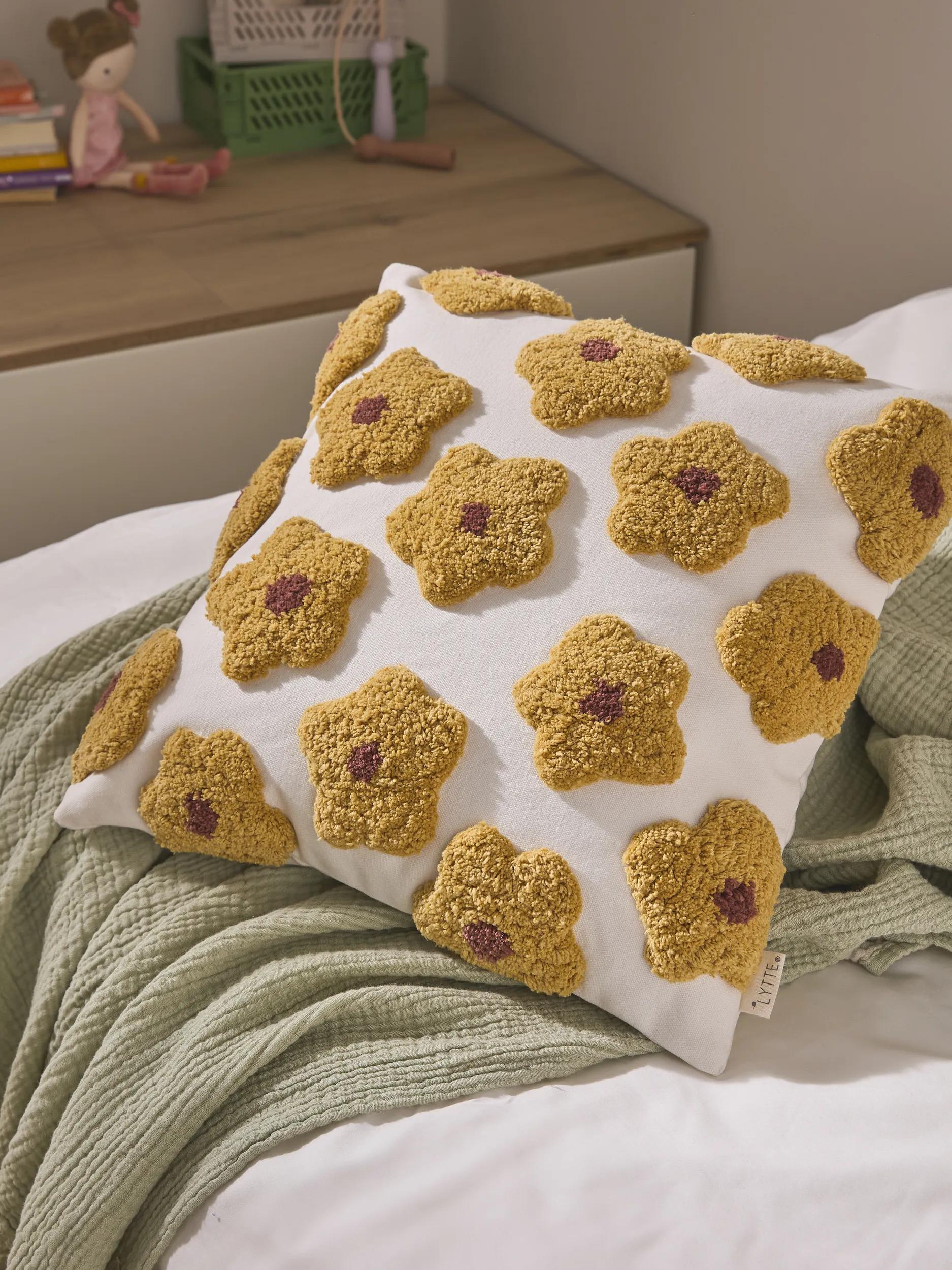 Housse de coussin Gobi jaune