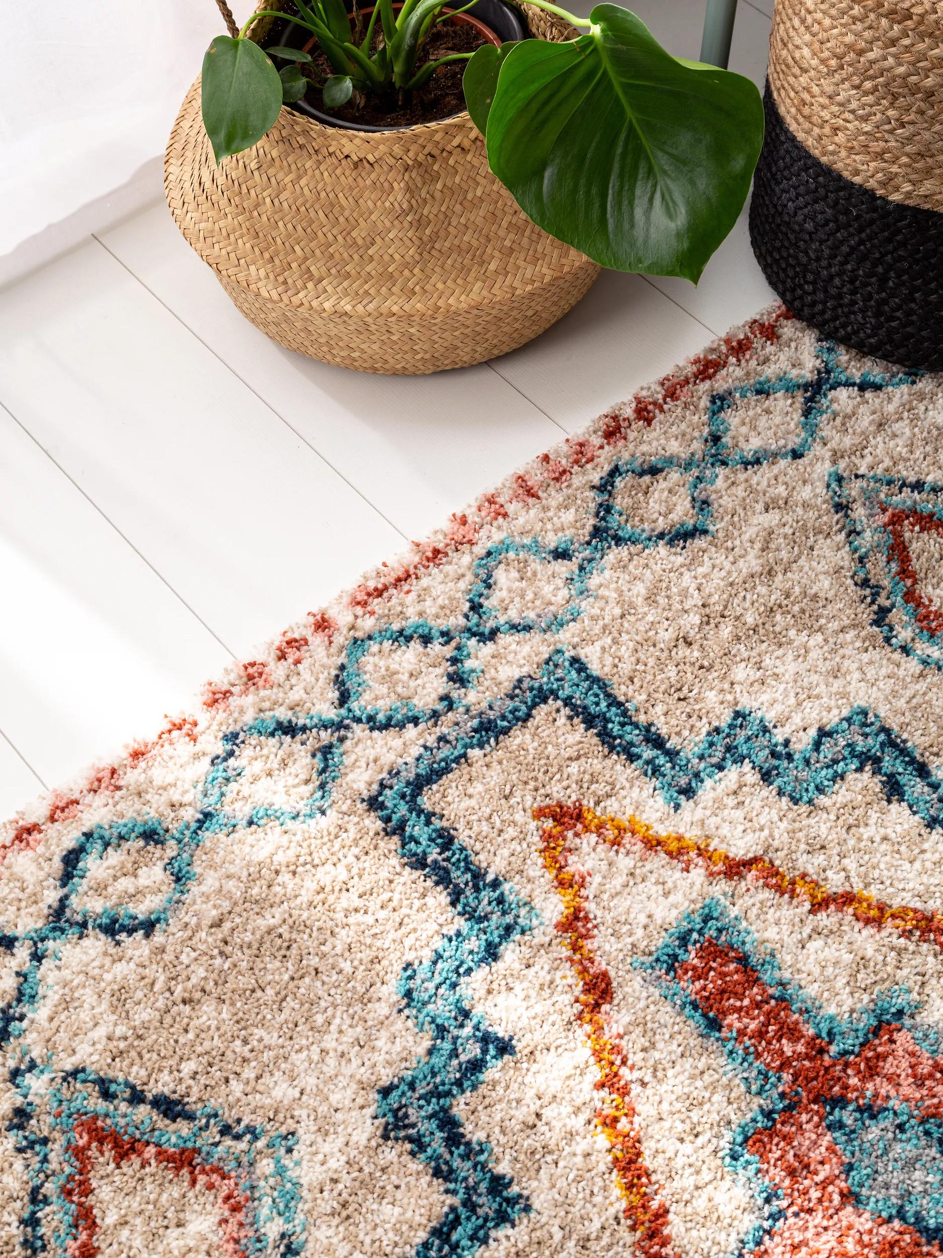 Shaggy rug Gobi Multicolour