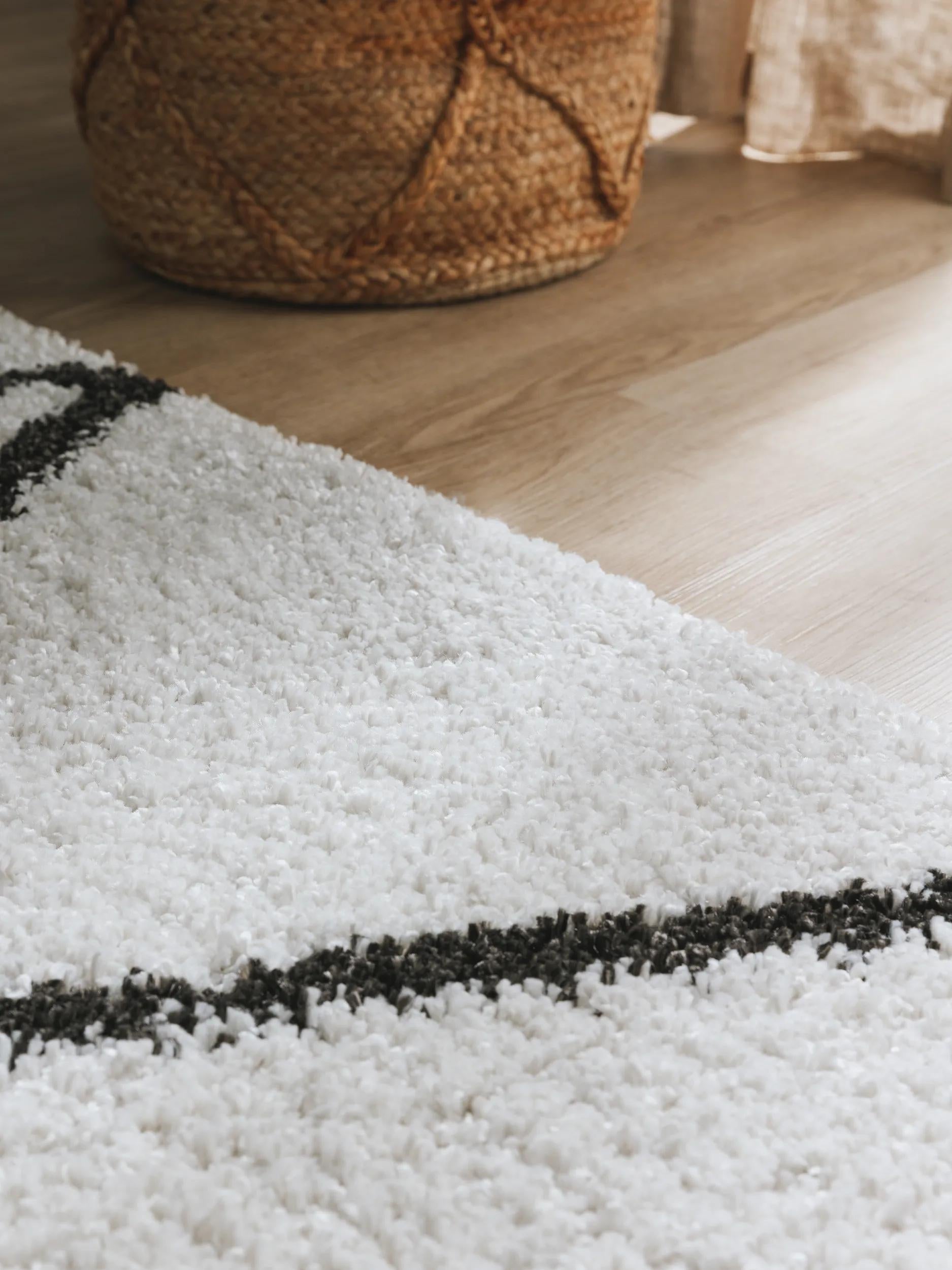 Shaggy rug Gobi Cream