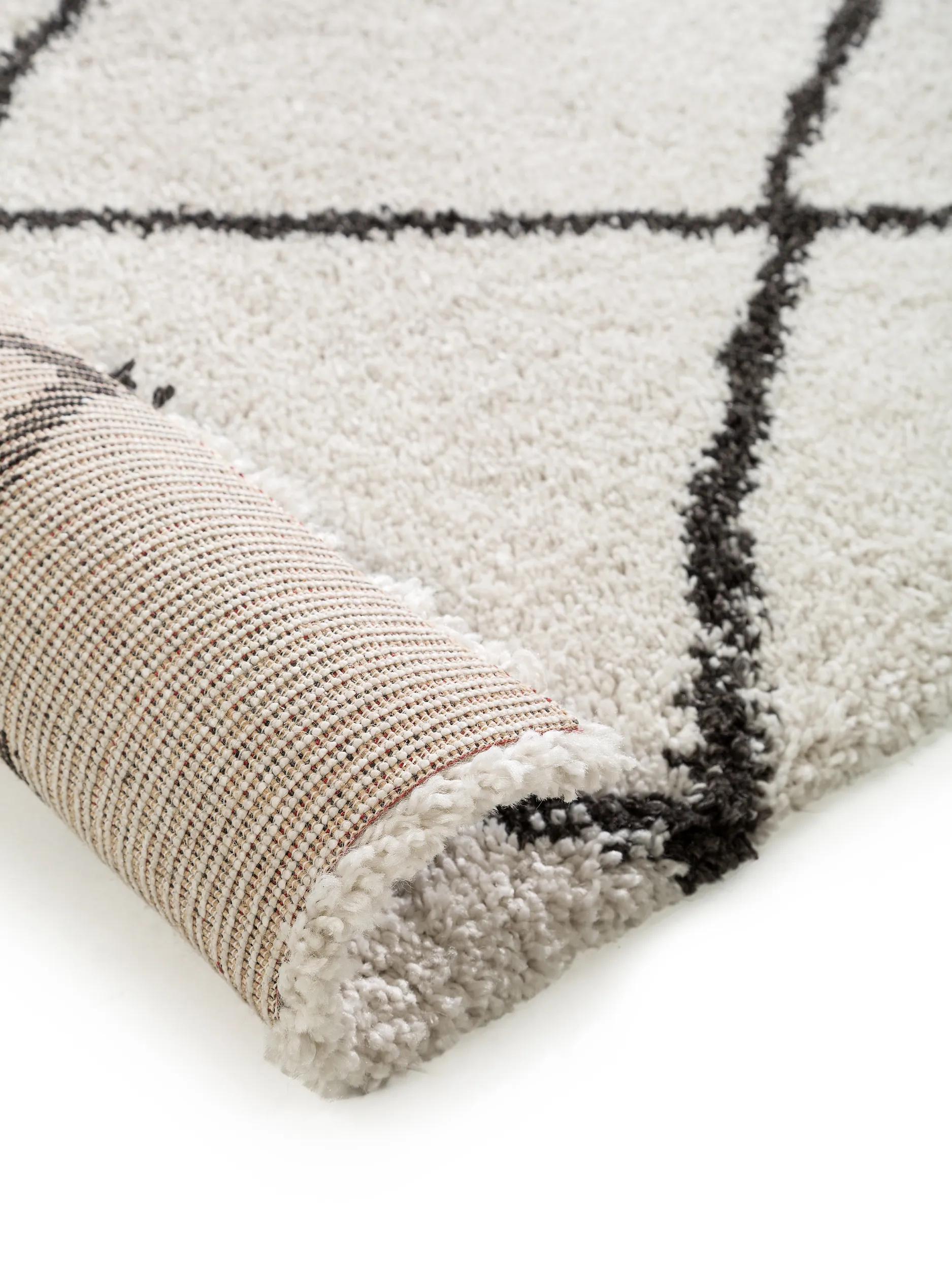 Shaggy rug Gobi Cream