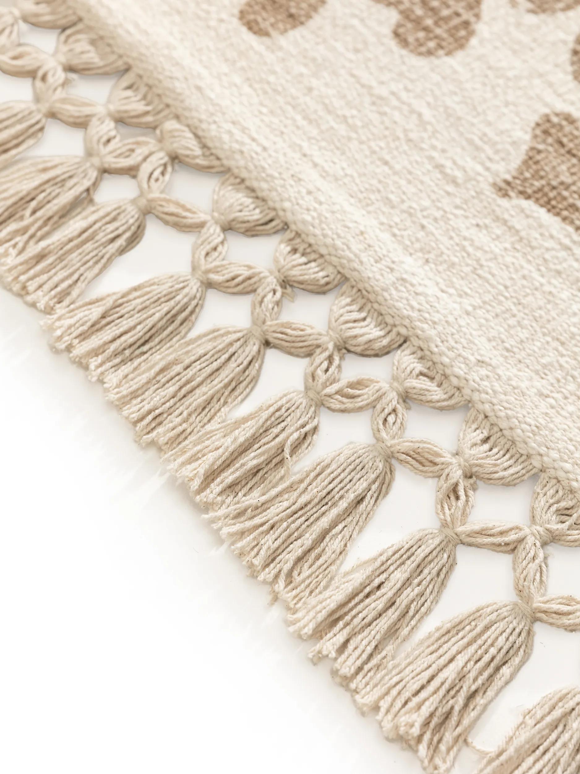 Kinderteppich Hana Creme/Rosa