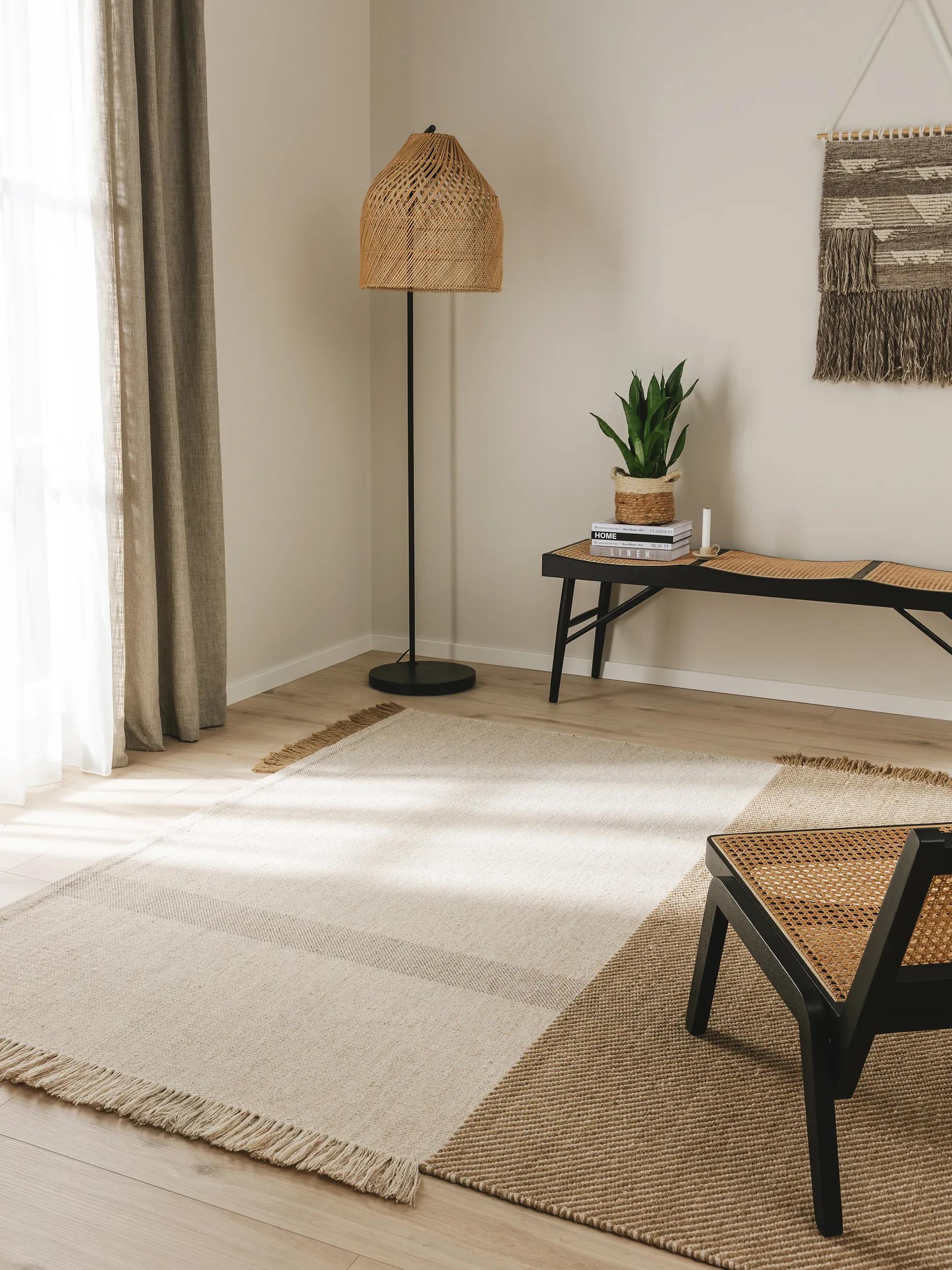 Wool Rug Harper Beige