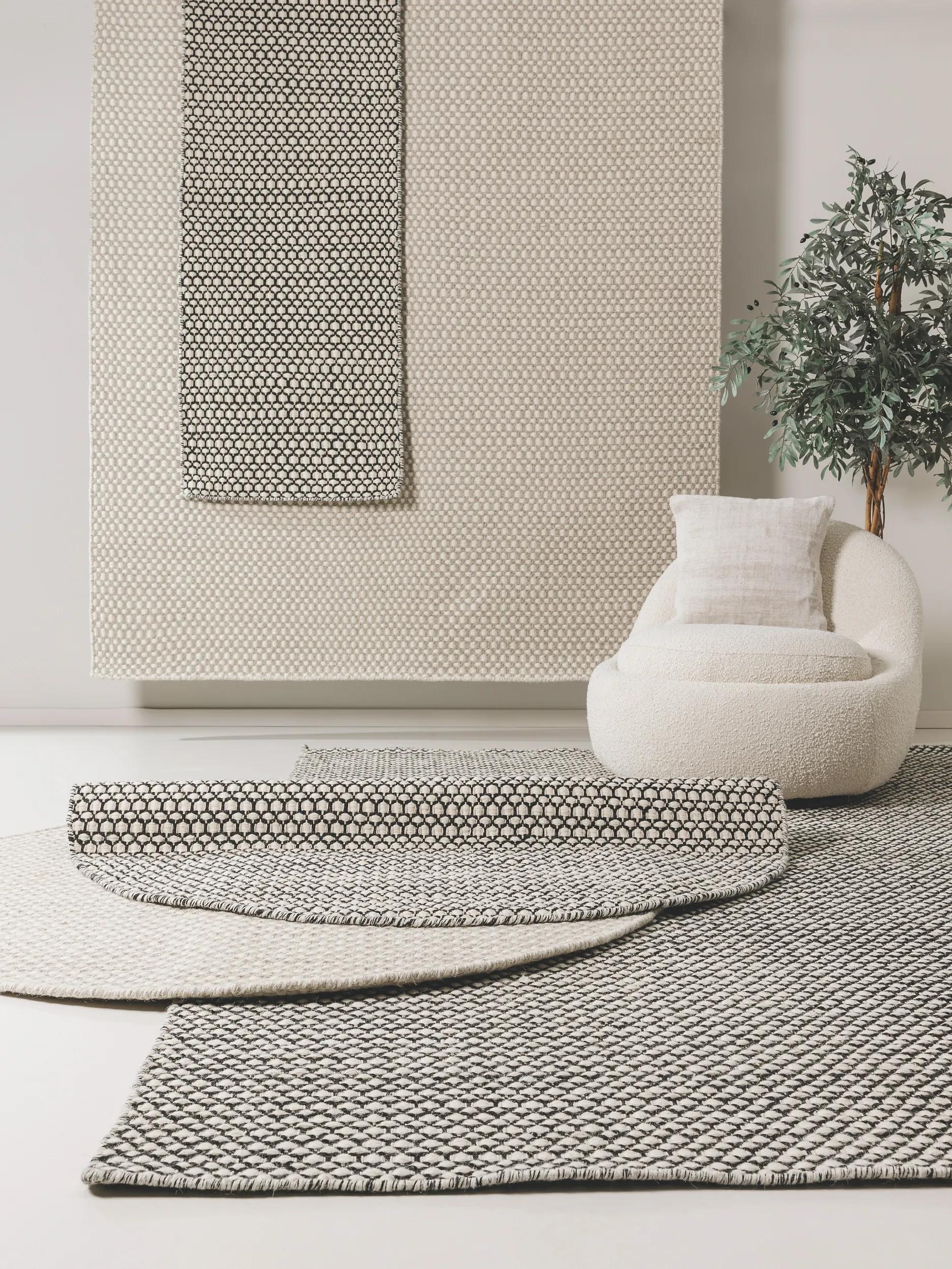 Wool Rug Hector Beige/Black