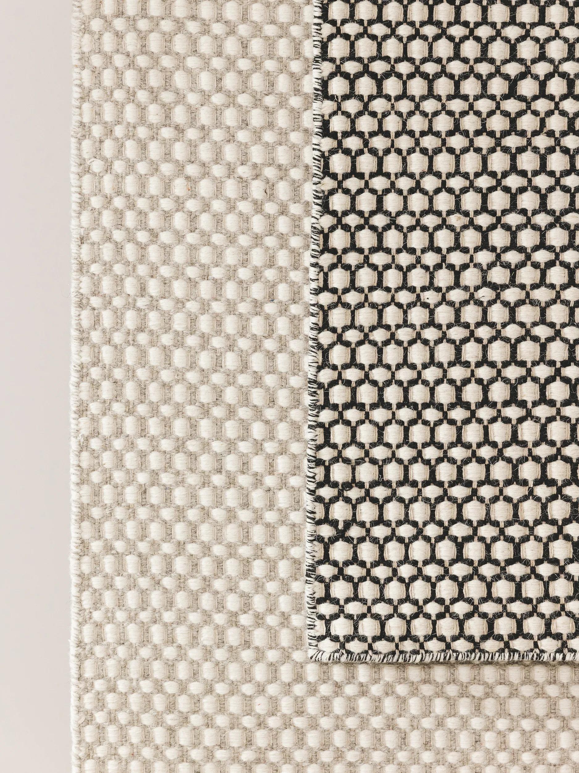 Wool Rug Hector Beige/Black