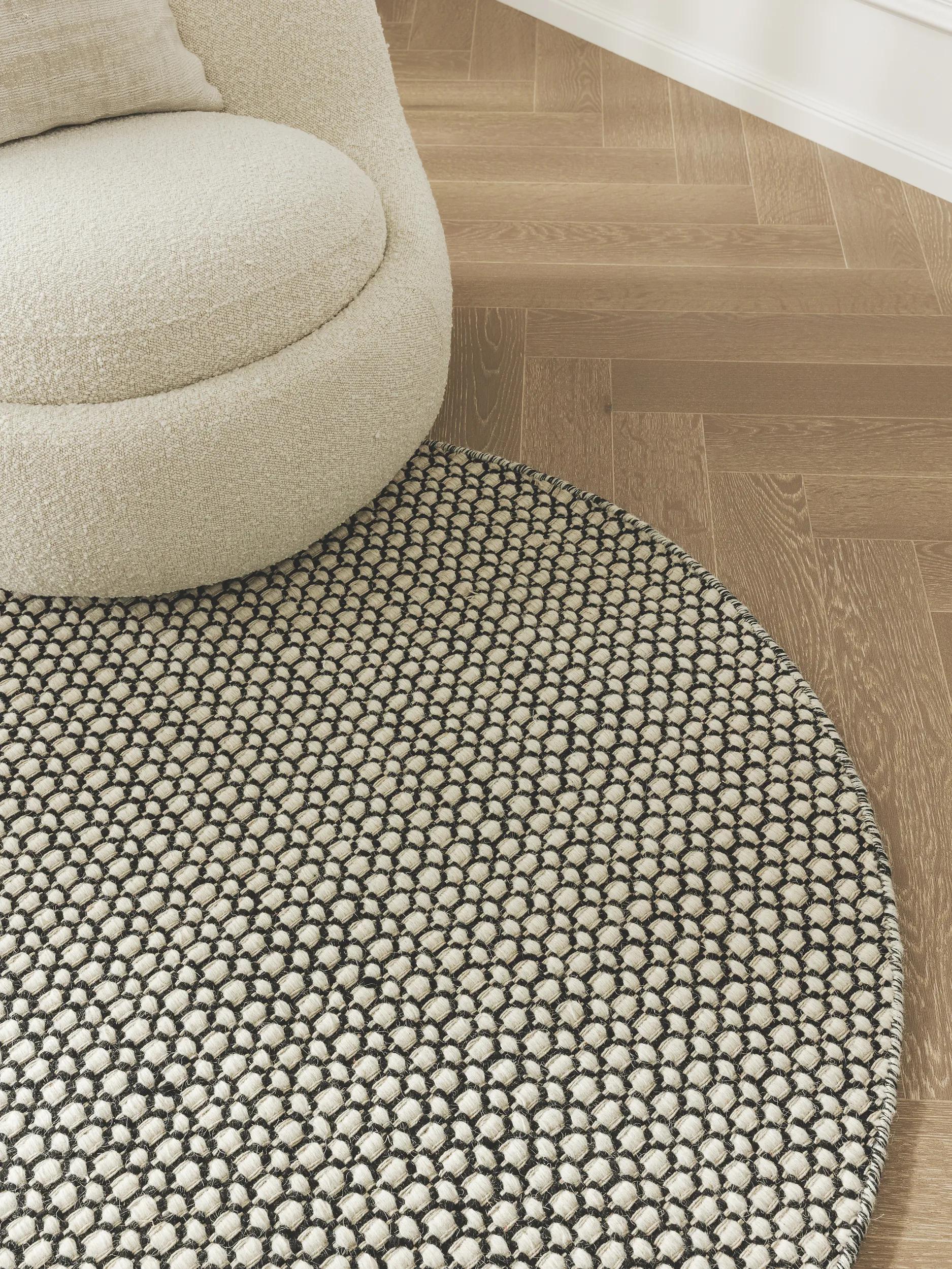 Wool Rug Hector Beige/Black