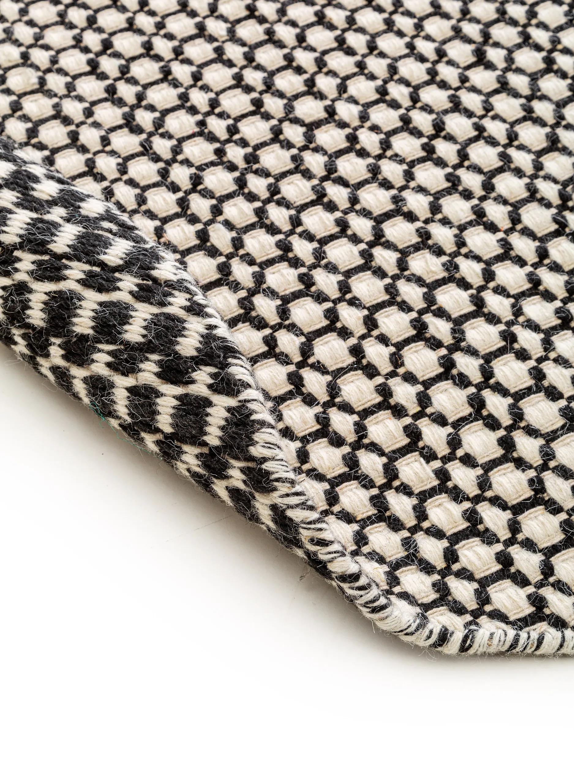 Wool Rug Hector Beige/Black