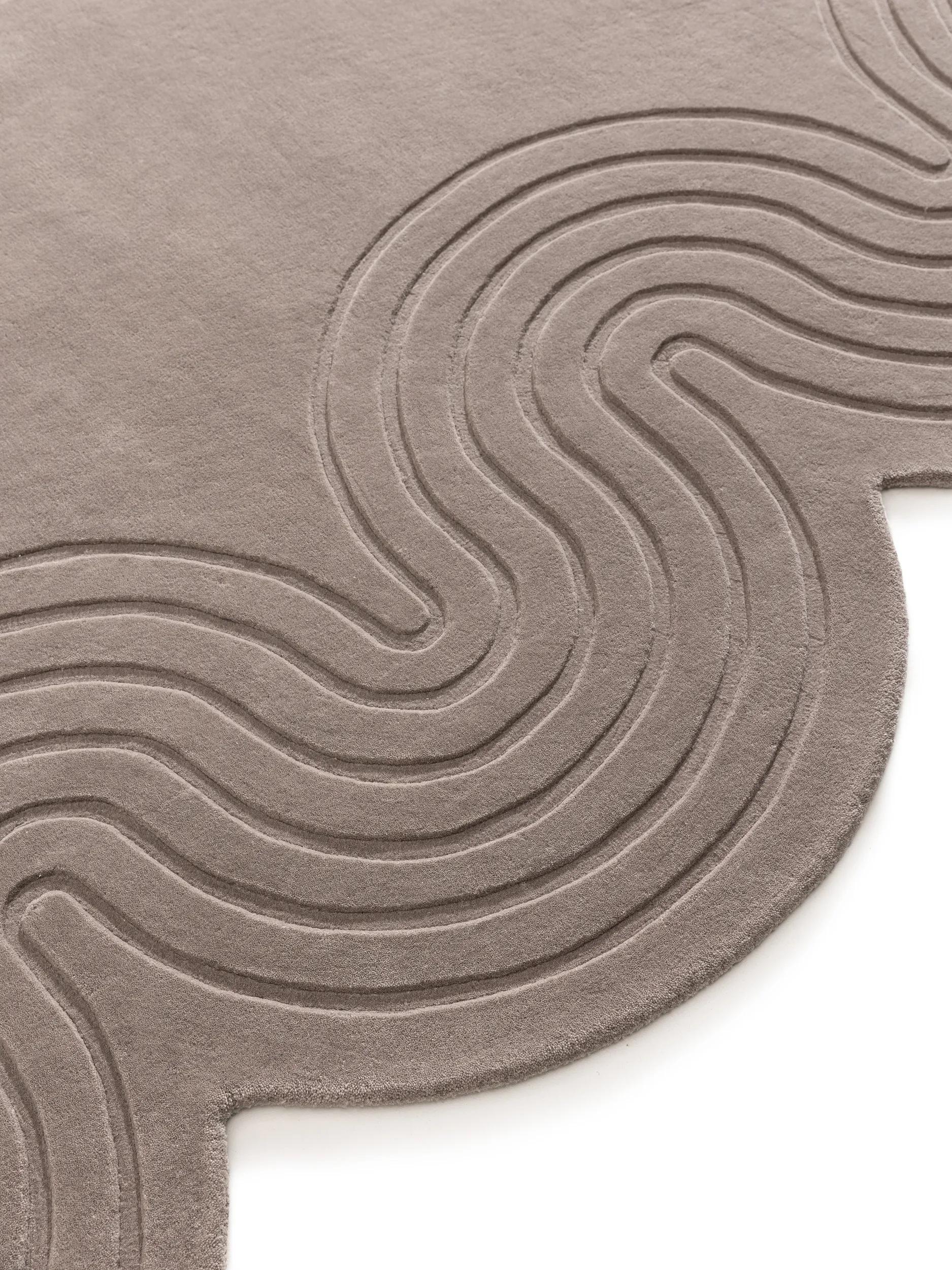 Wool Rug Helix Taupe