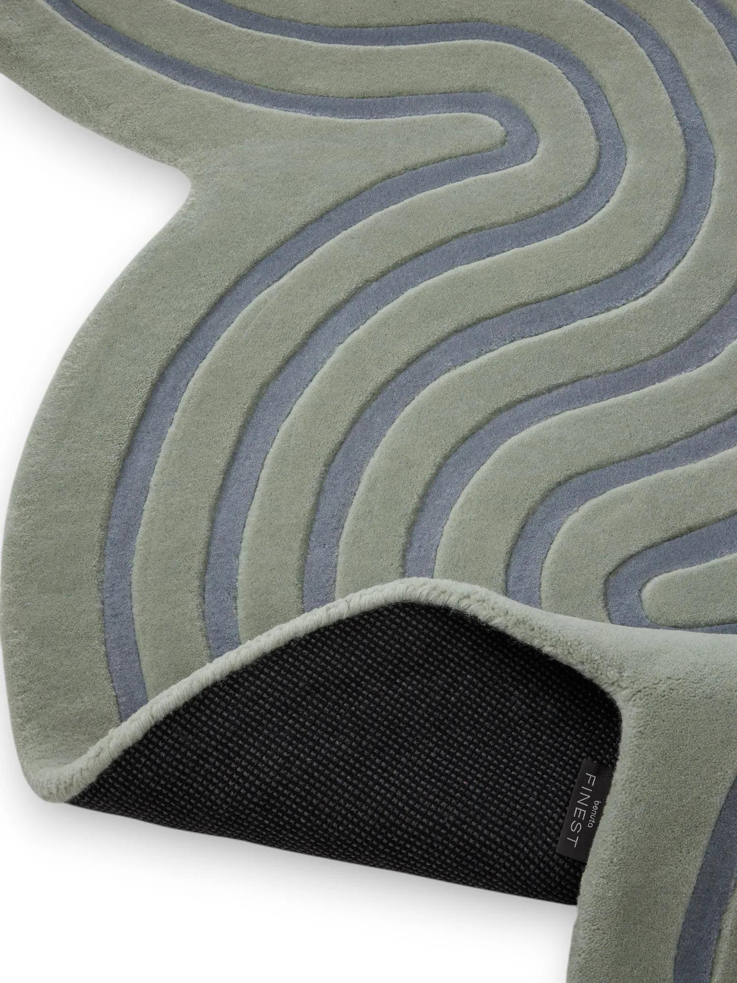 Wool Rug Helix Green