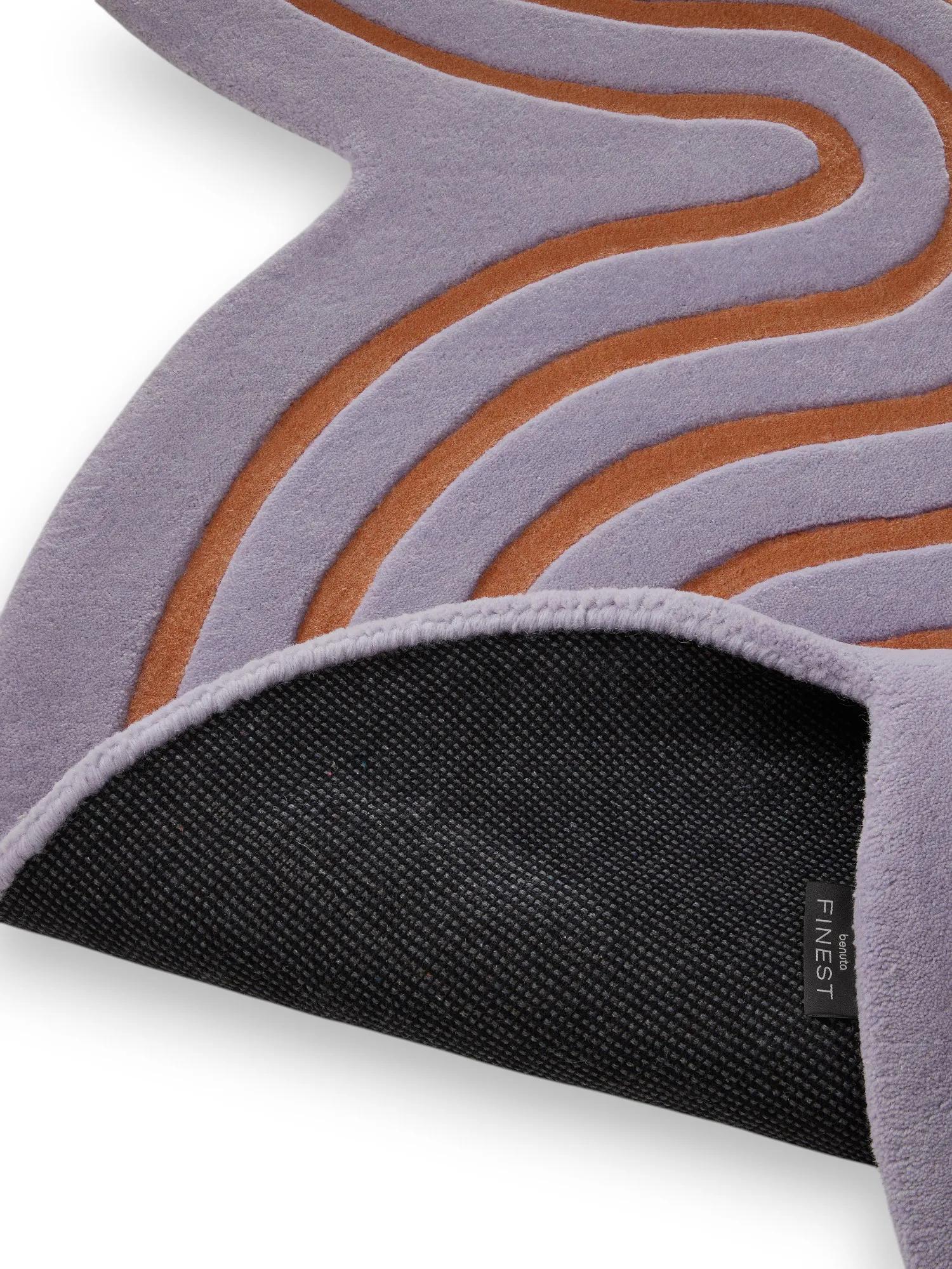 Wool Rug Helix Purple