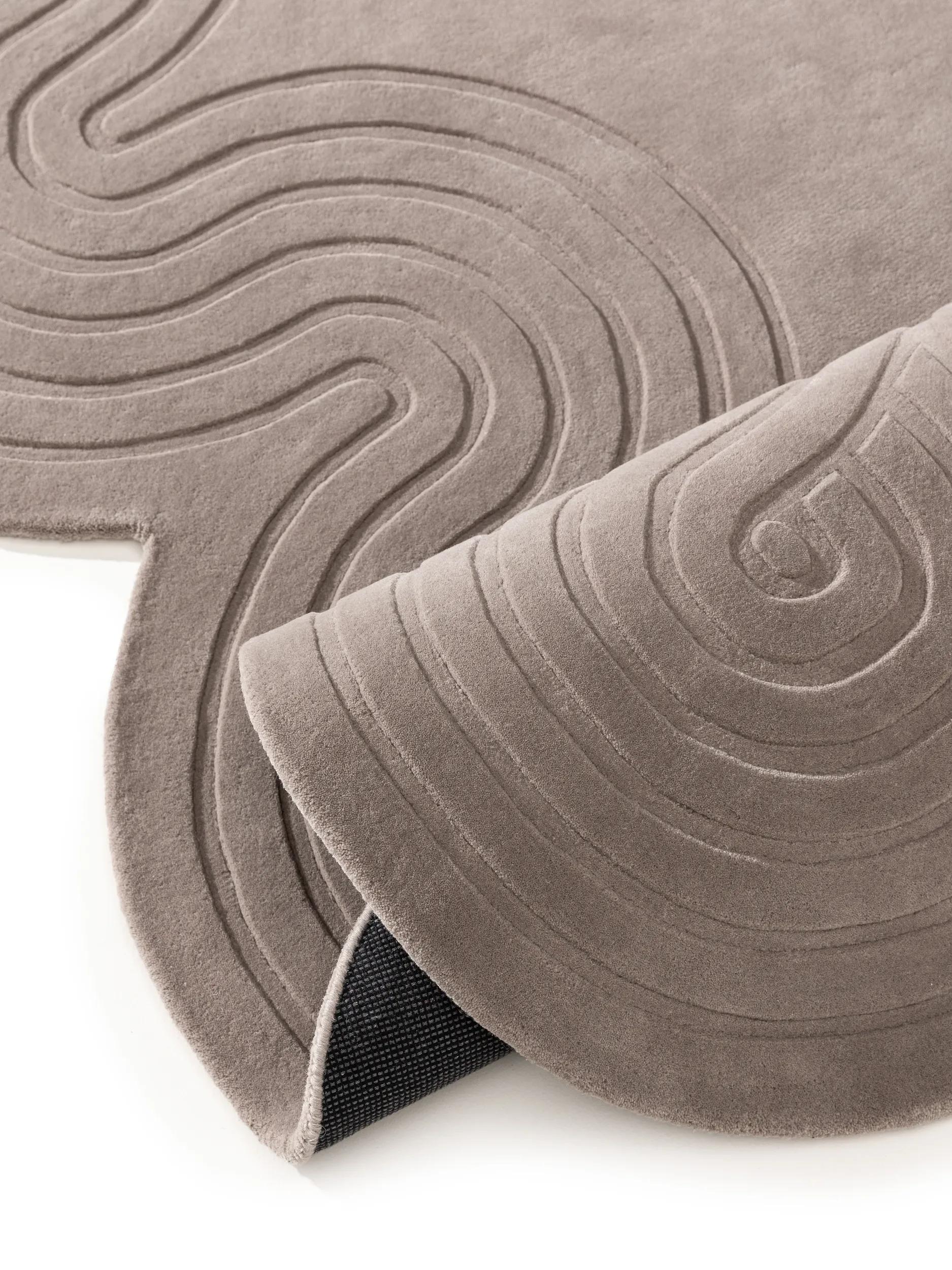 Wool Rug Helix Taupe