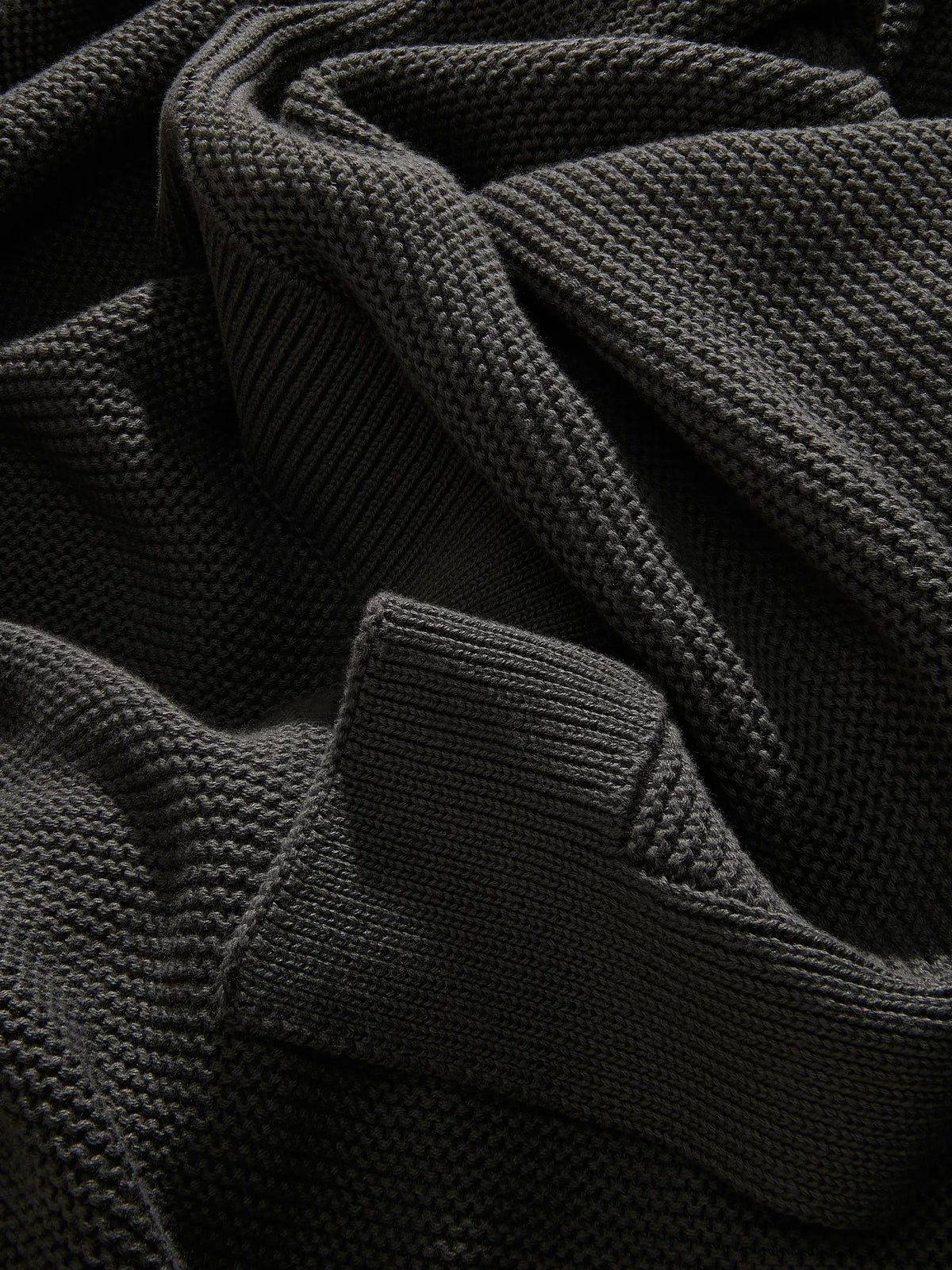 Cotton Blanket Helma Dark Grey