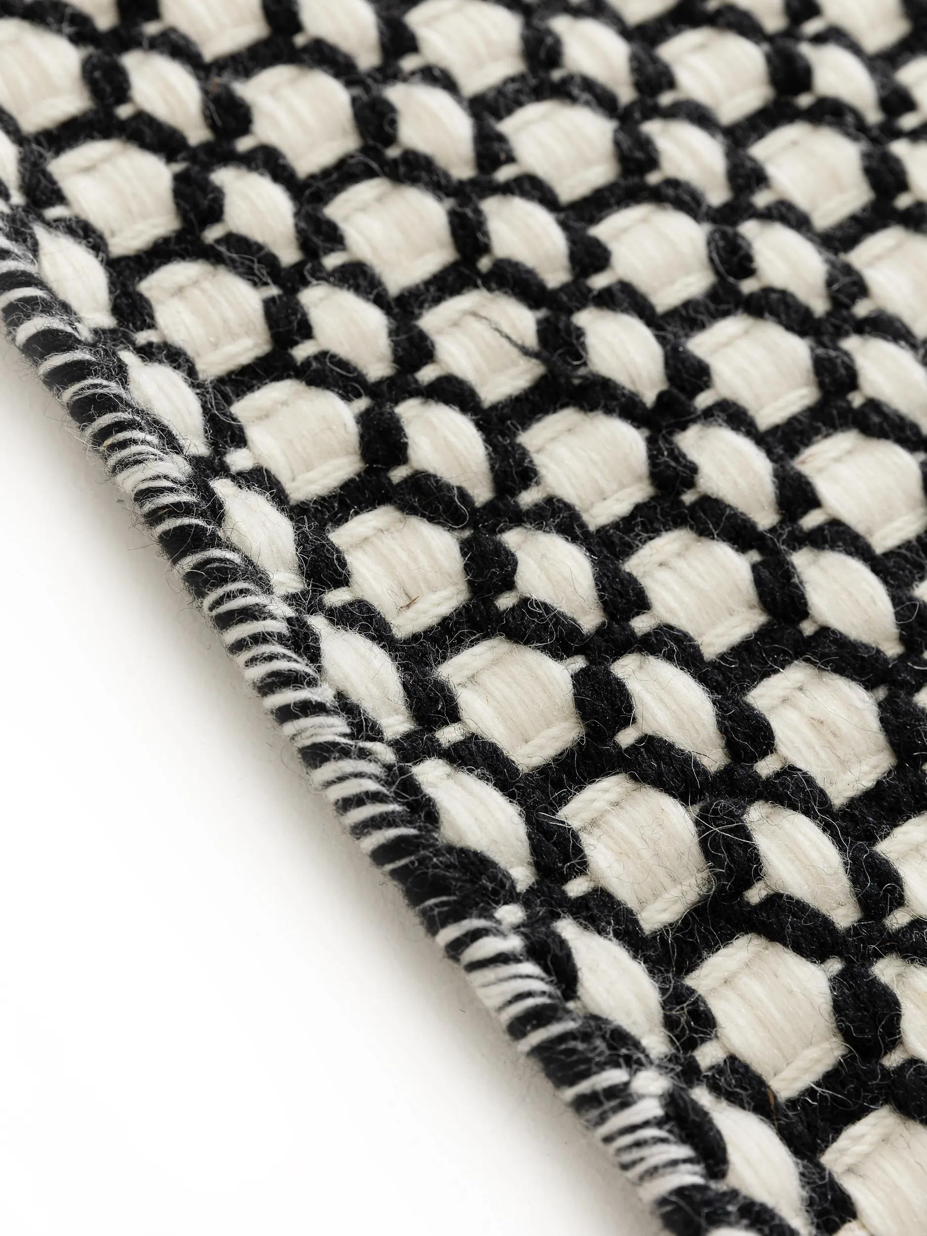 Wool Rug Hera Beige/Black