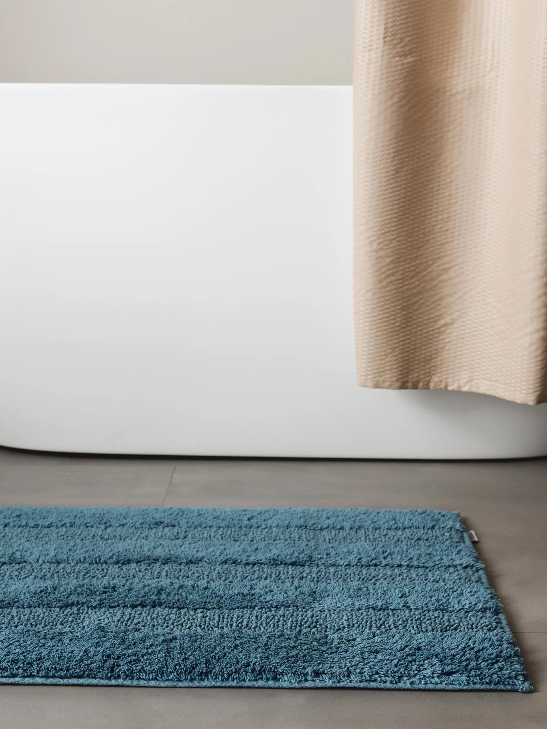 Bath Rug Ilka Petrol