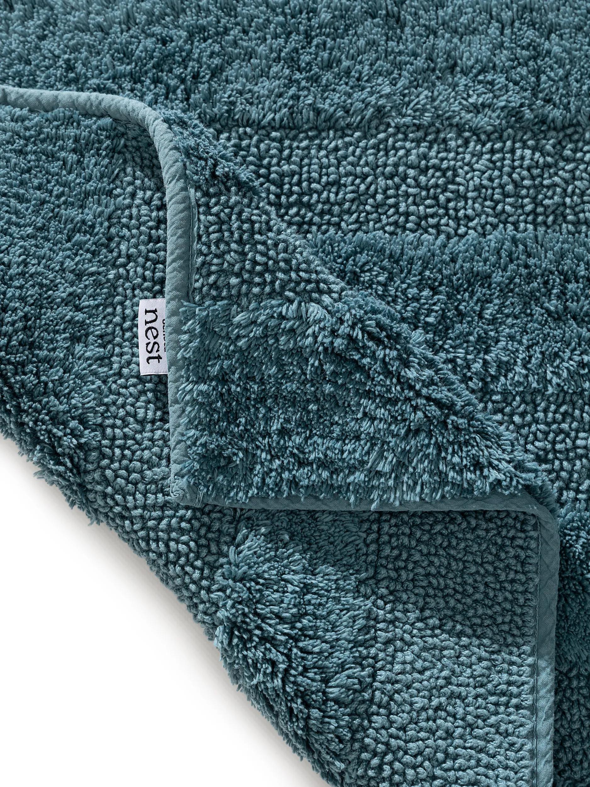 Bath Rug Ilka Petrol