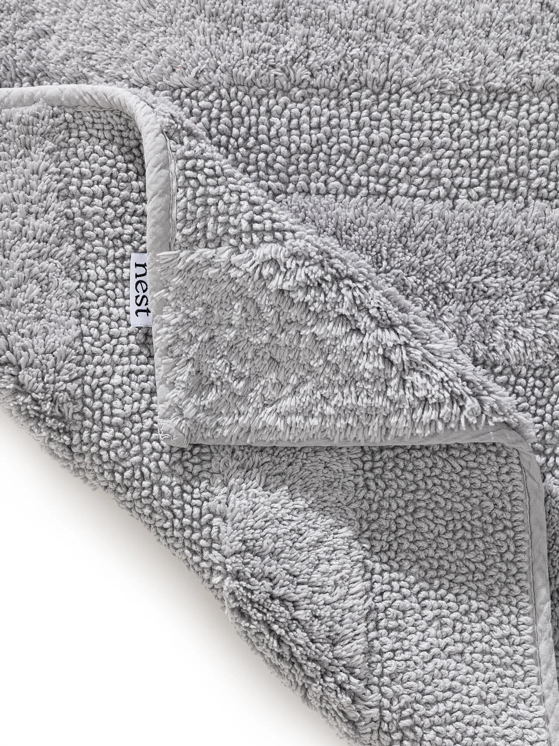 Bath Rug Ilka Light Grey